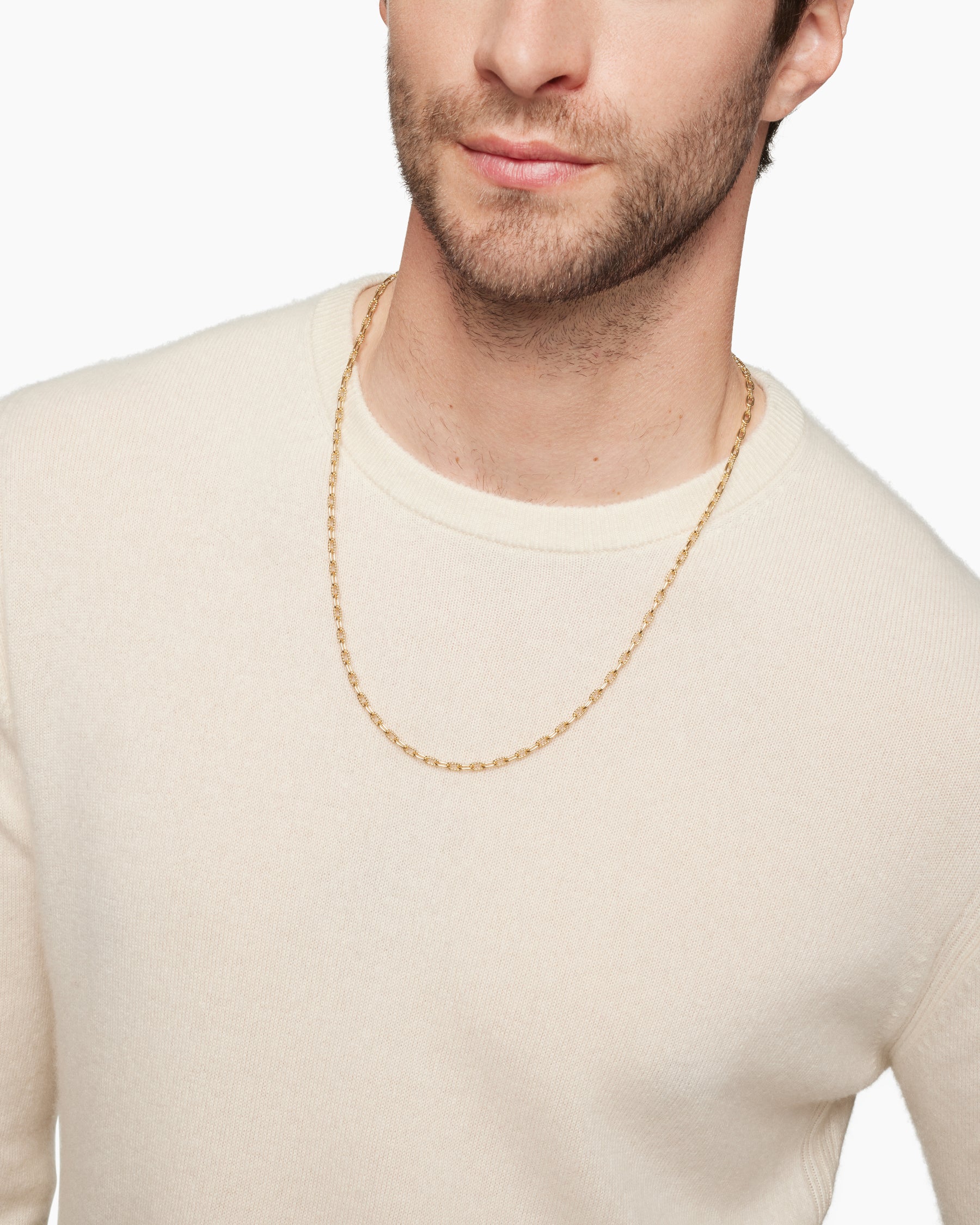 DY Madison Chain Necklace in 18K Yellow Gold, 3mm - Image 6