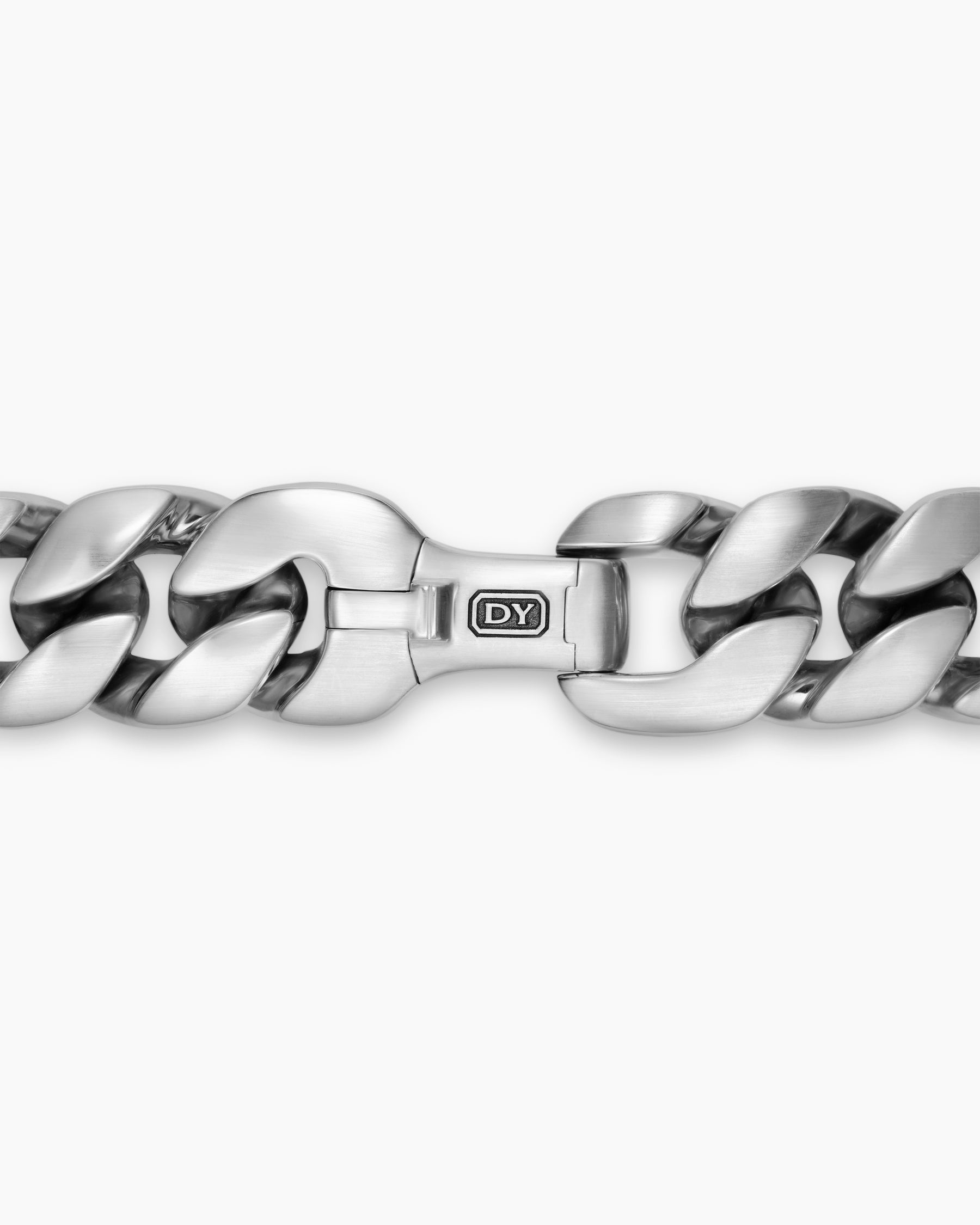 Curb Chain Necklace in Sterling Silver, 18mm - Image 5