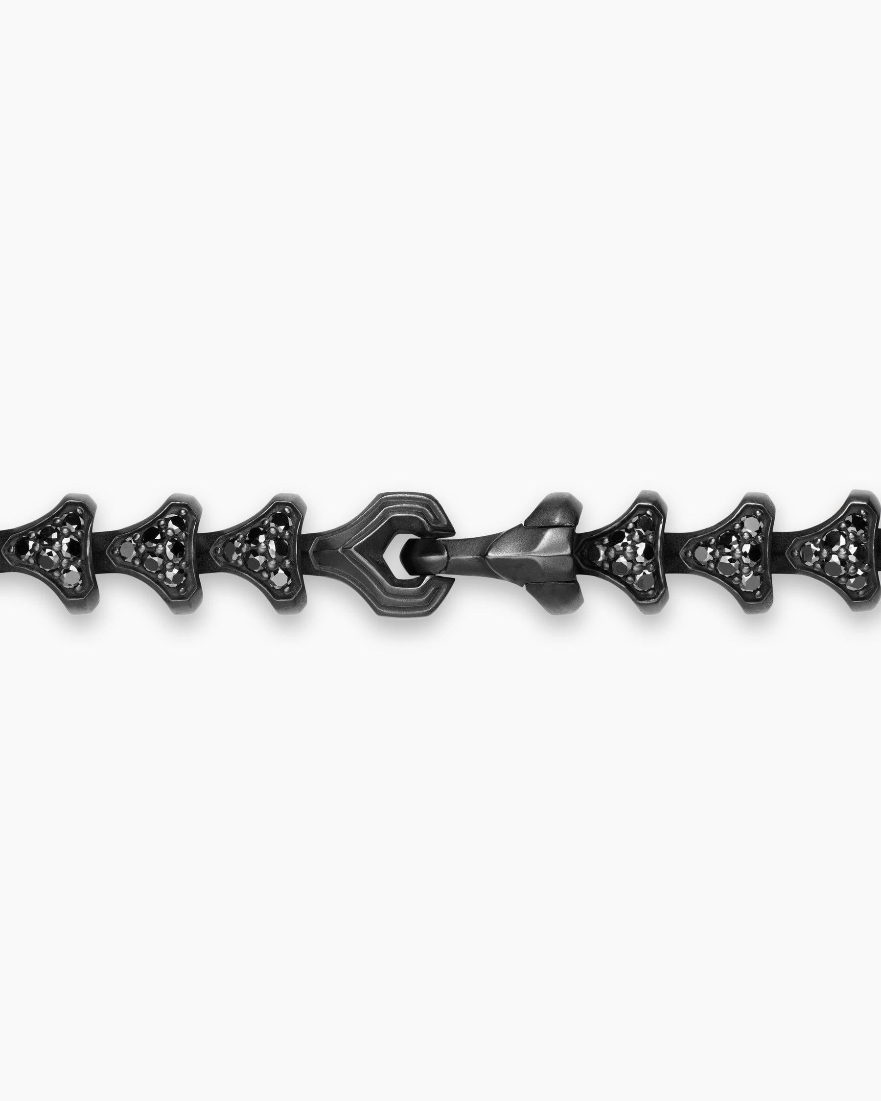 Armory Necklace in Black Titanium with Black Diamonds, 7.5mm - Image 5