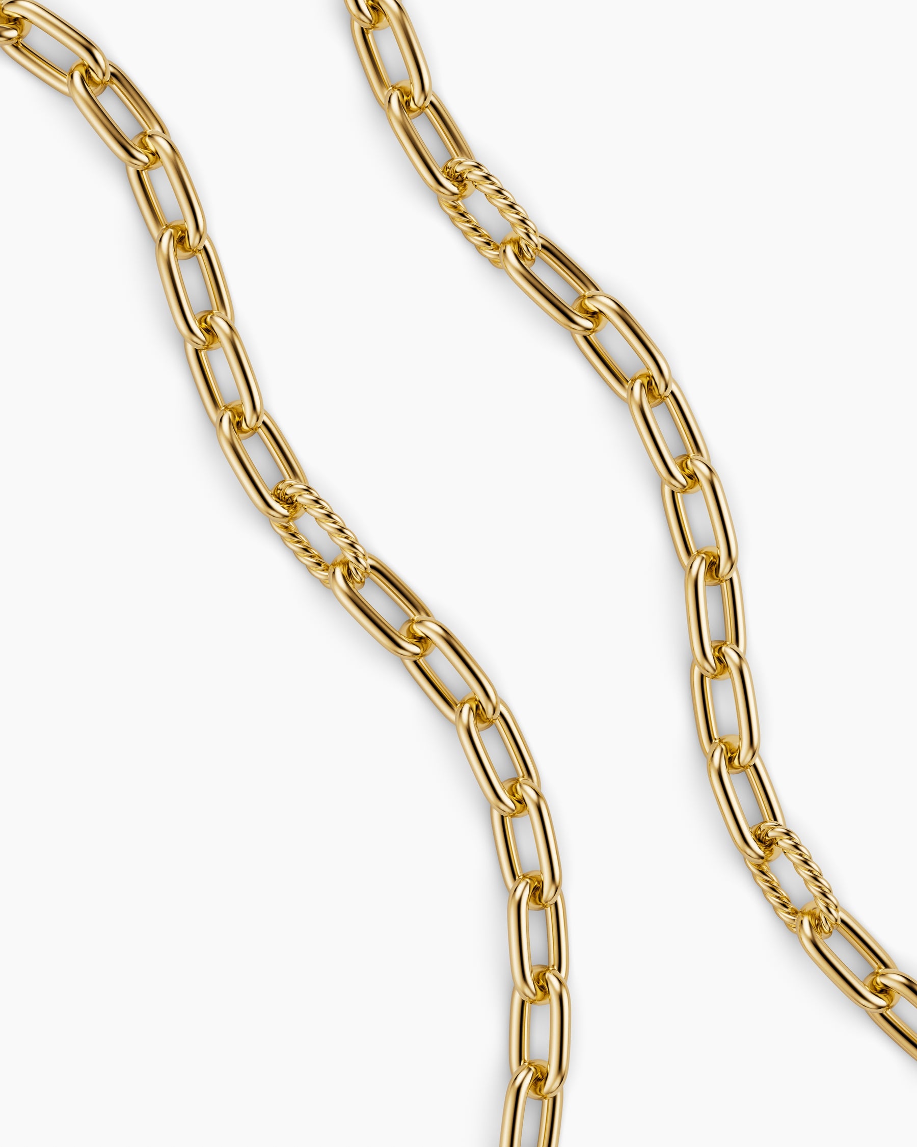 DY Madison Chain Necklace in 18K Yellow Gold, 8.5mm - Image 3