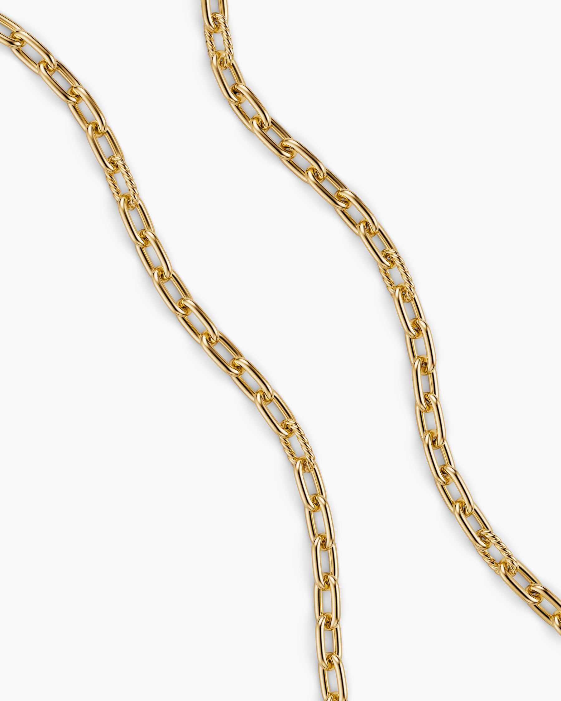 DY Madison Chain Necklace in 18K Yellow Gold, 6mm - Image 3