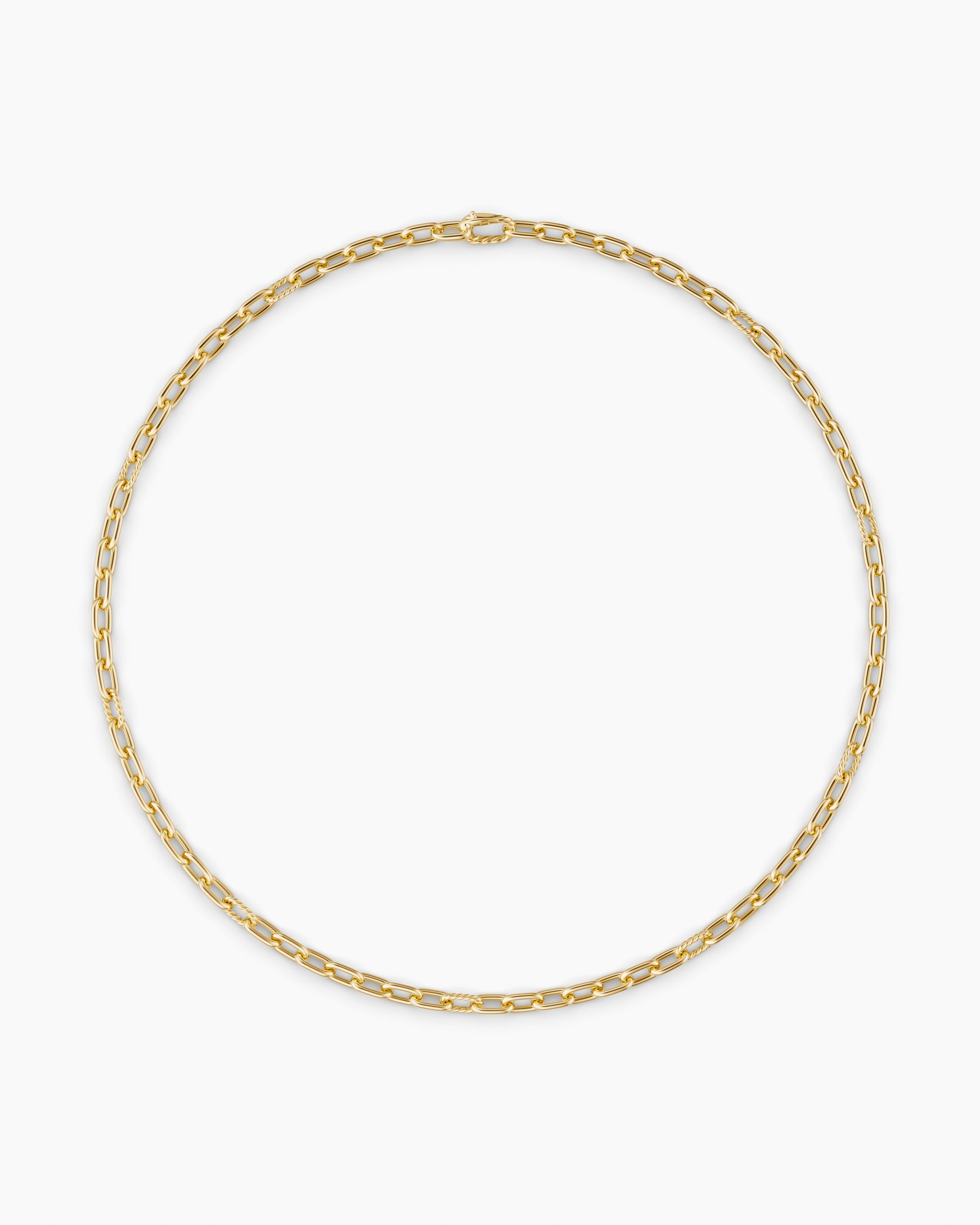 DY Madison Chain Necklace in 18K Yellow Gold, 6mm - Image 4