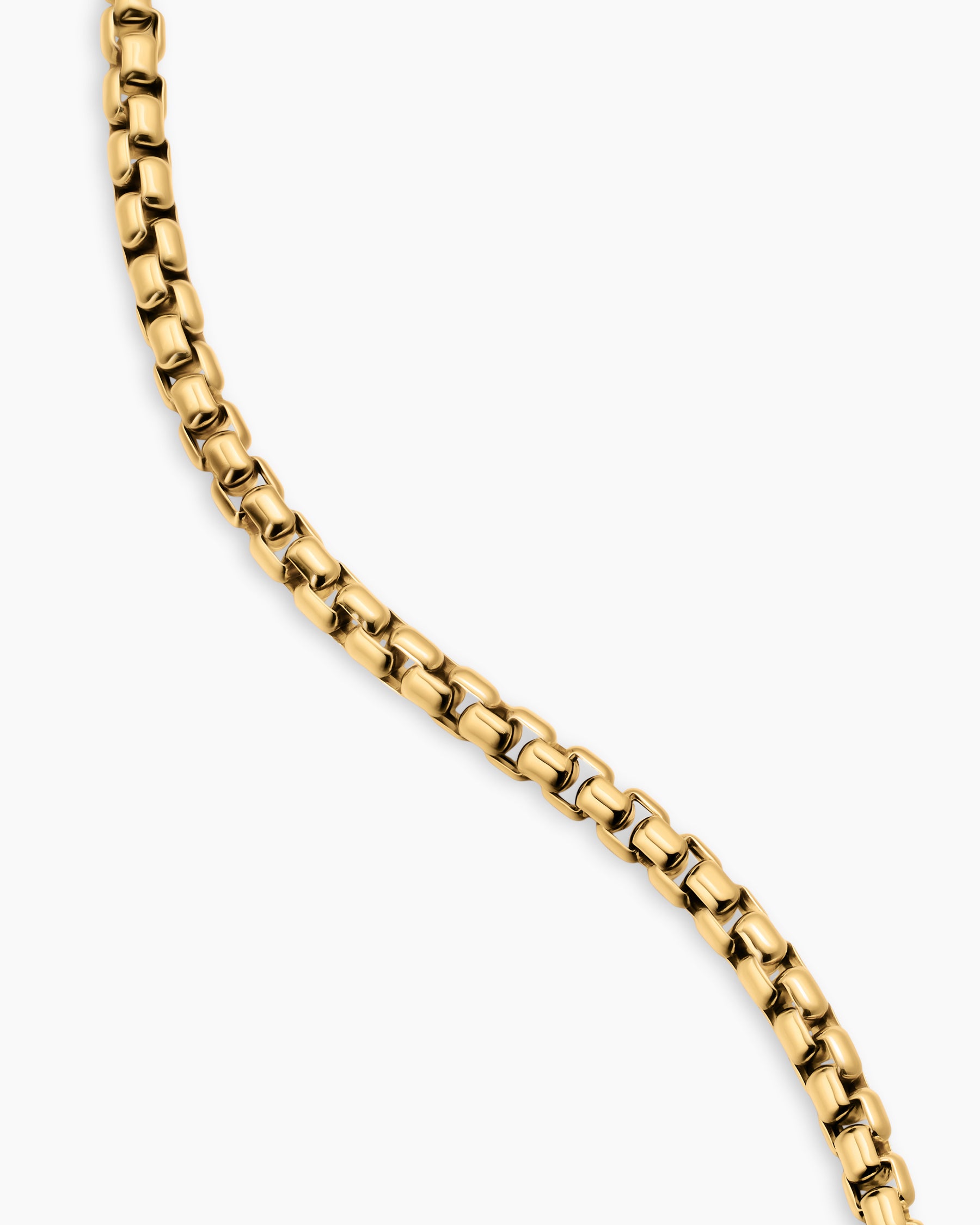 Alternative view of Cross Station Necklace in 18K Yellow Gold, 3.4mm