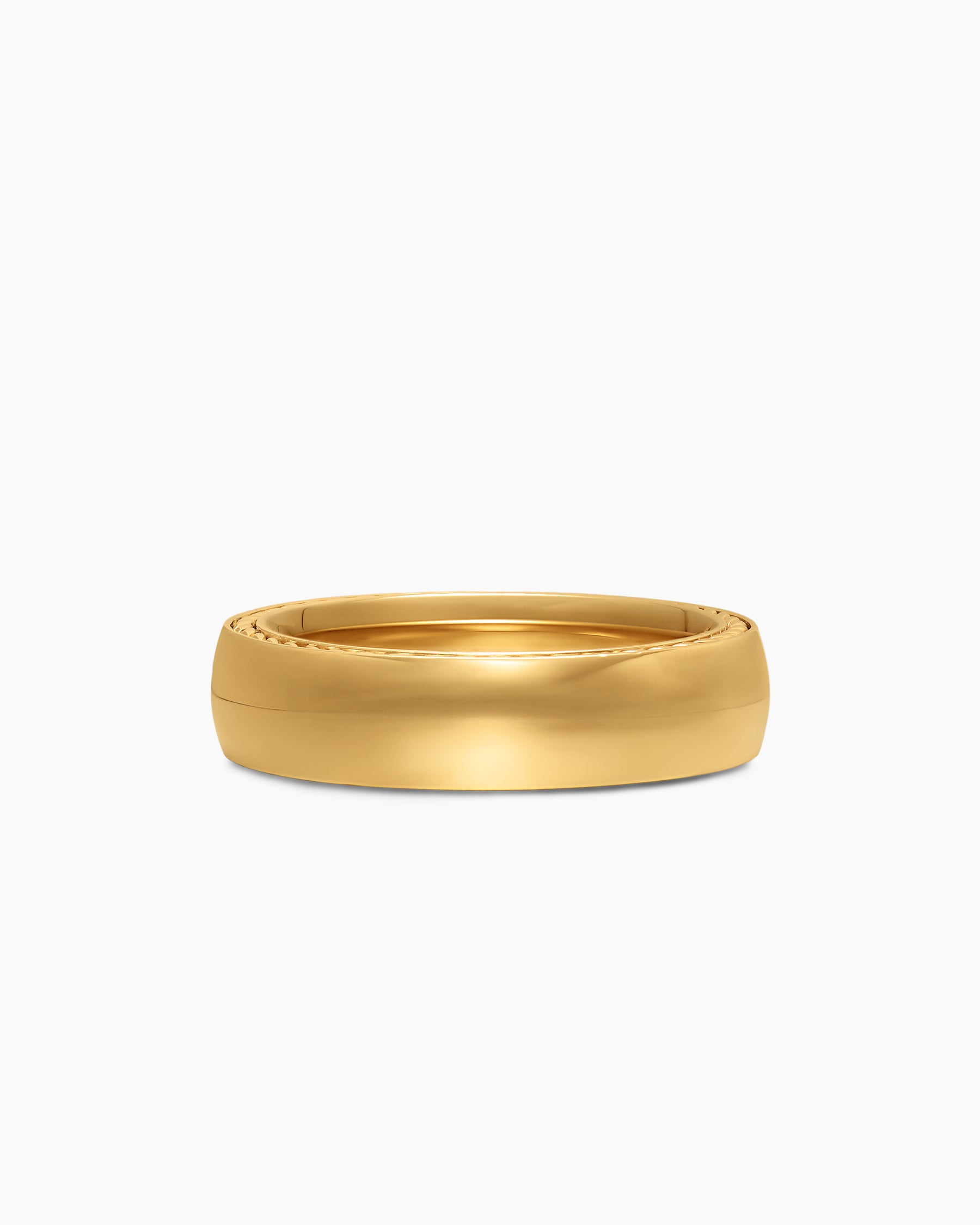 Streamline Band Ring in 18K Yellow Gold, 6mm