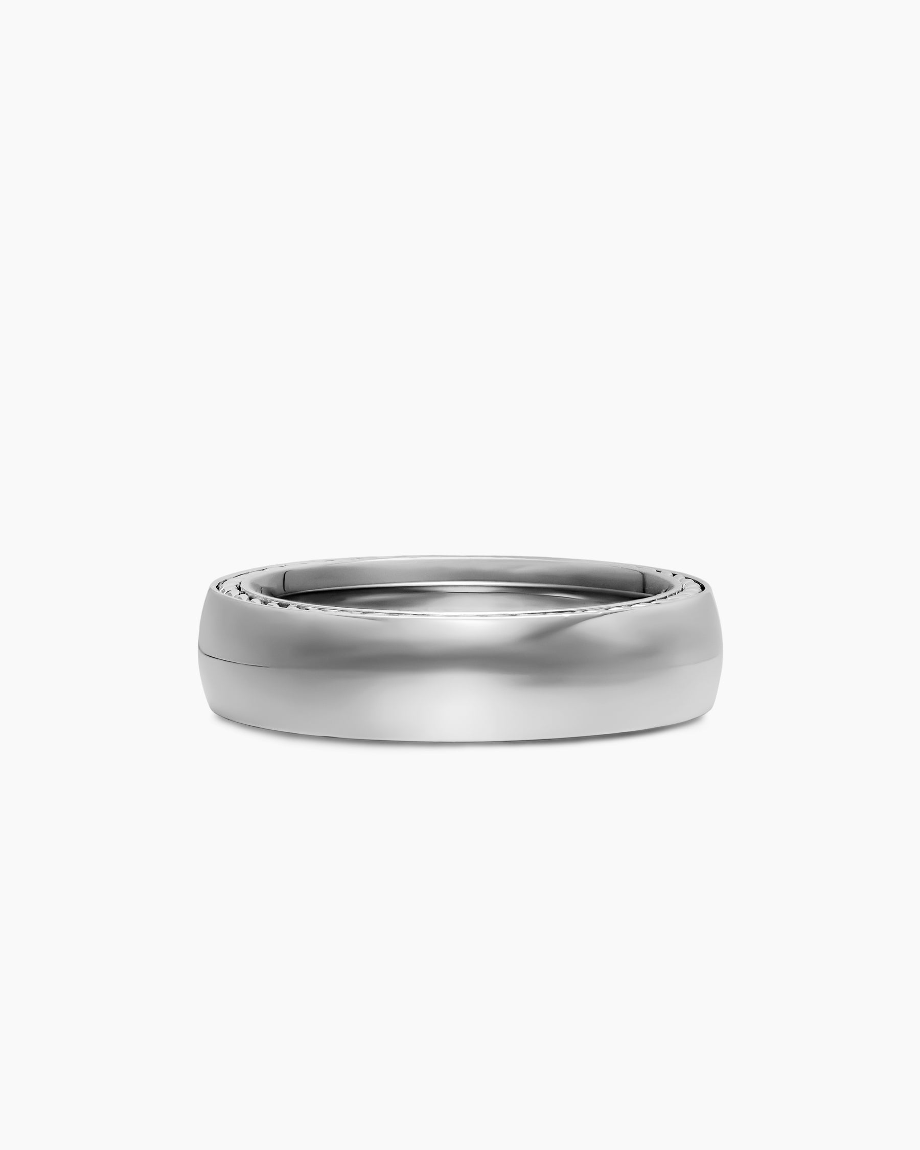 Streamline Band Ring in Platinum, 6mm
