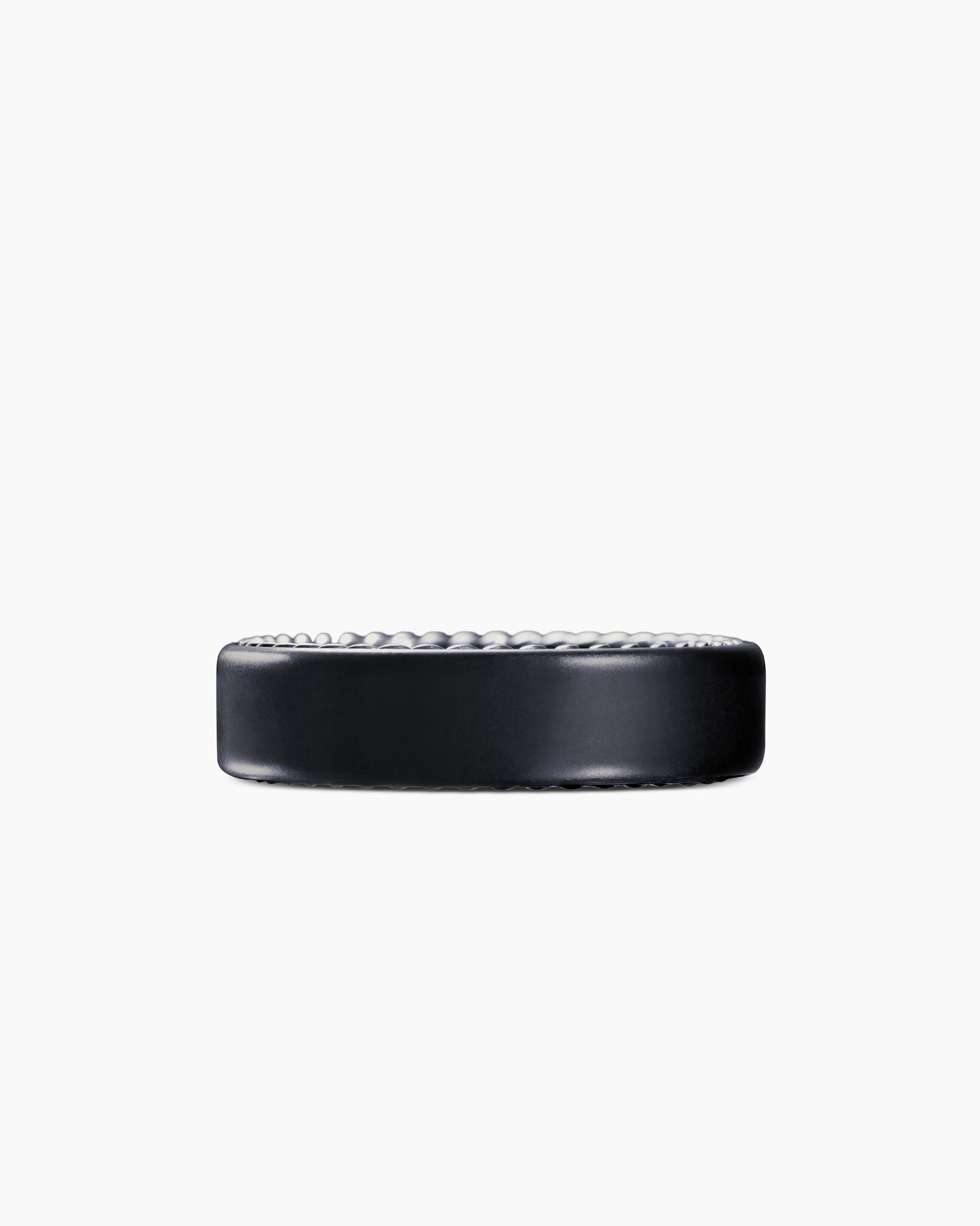 Streamline Band Ring in Black Titanium, 6mm - Image 4