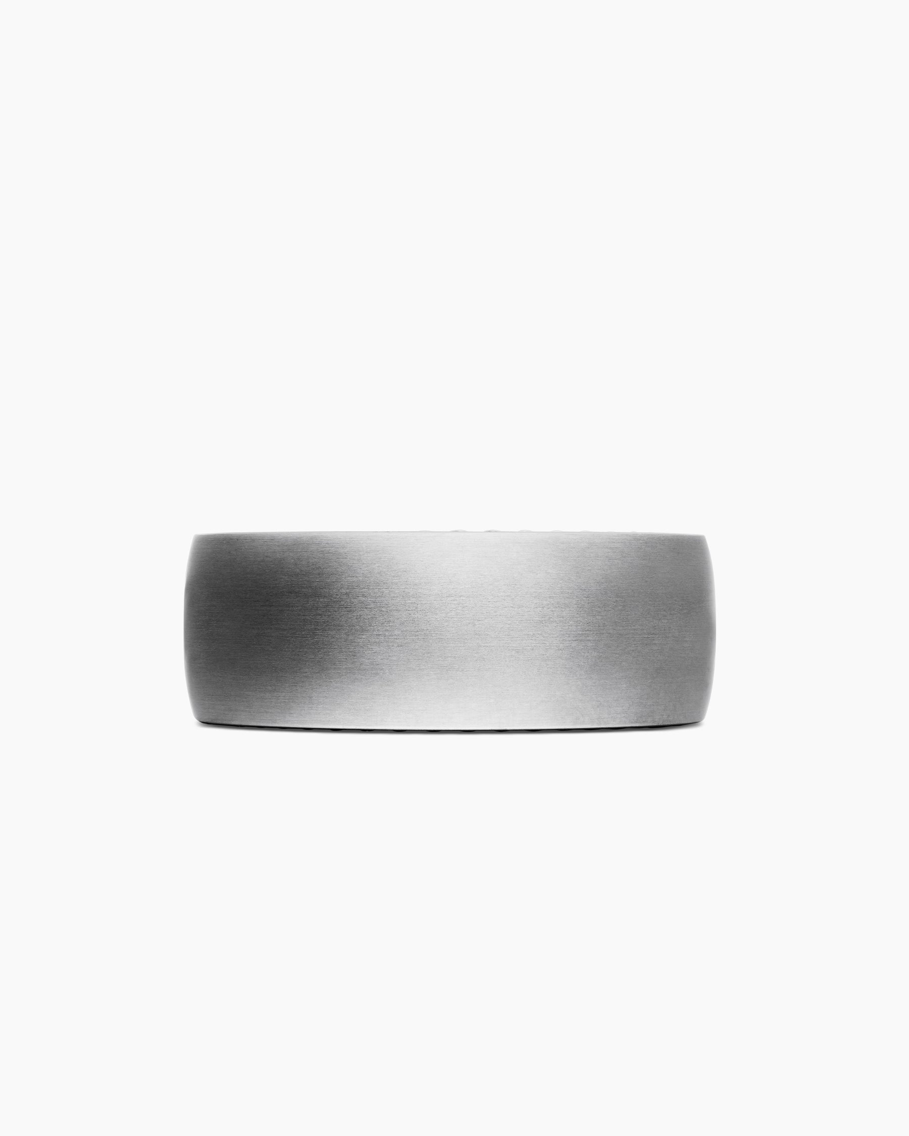 Streamline Band Ring in Grey Titanium, 9mm - Image 4
