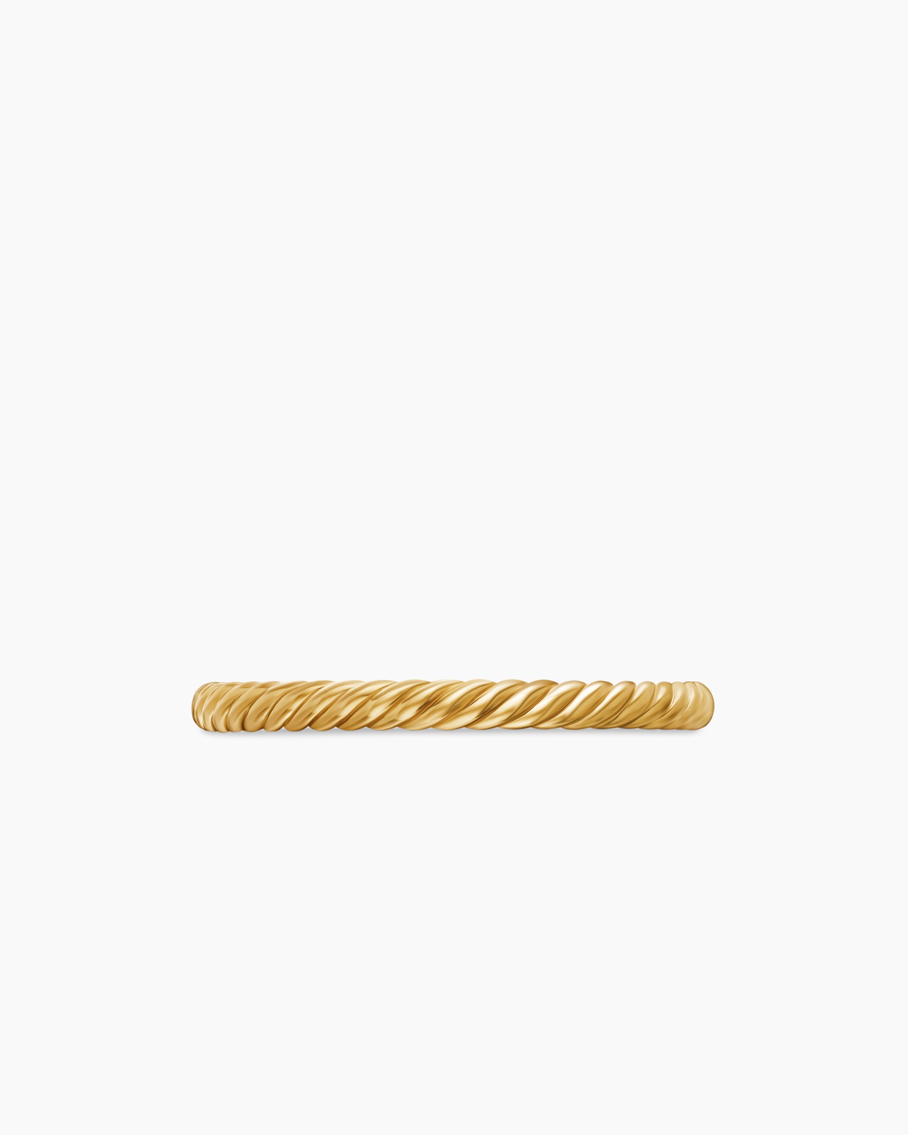 Cable Collectibles Stack Ring in 18K Yellow Gold, 2mm - Image 4