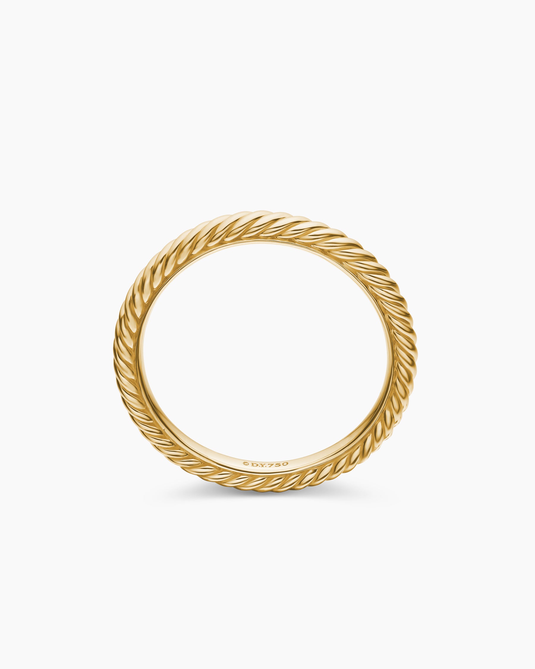 Cable Collectibles Stack Ring in 18K Yellow Gold, 2mm - Image 5