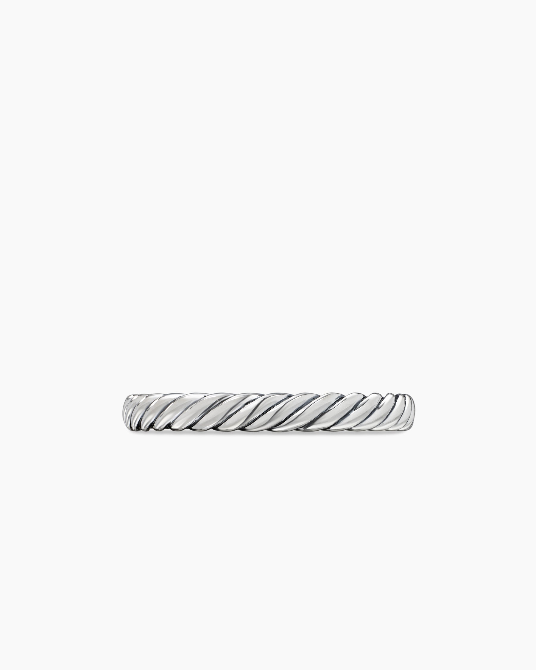 Cable Collectibles Stack Ring in Sterling Silver, 3mm - Image 4