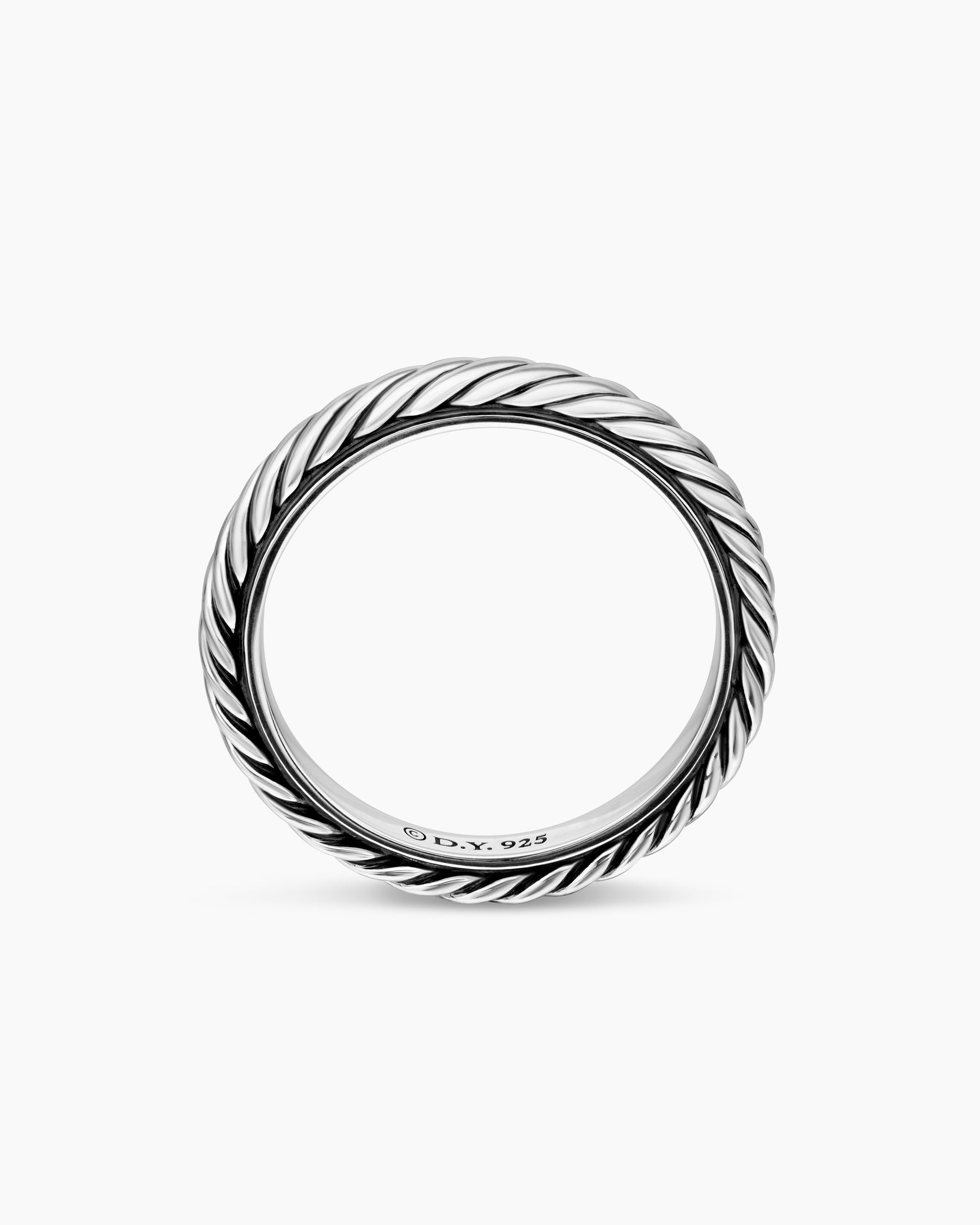 Cable Collectibles Stack Ring in Sterling Silver, 3mm - Image 5