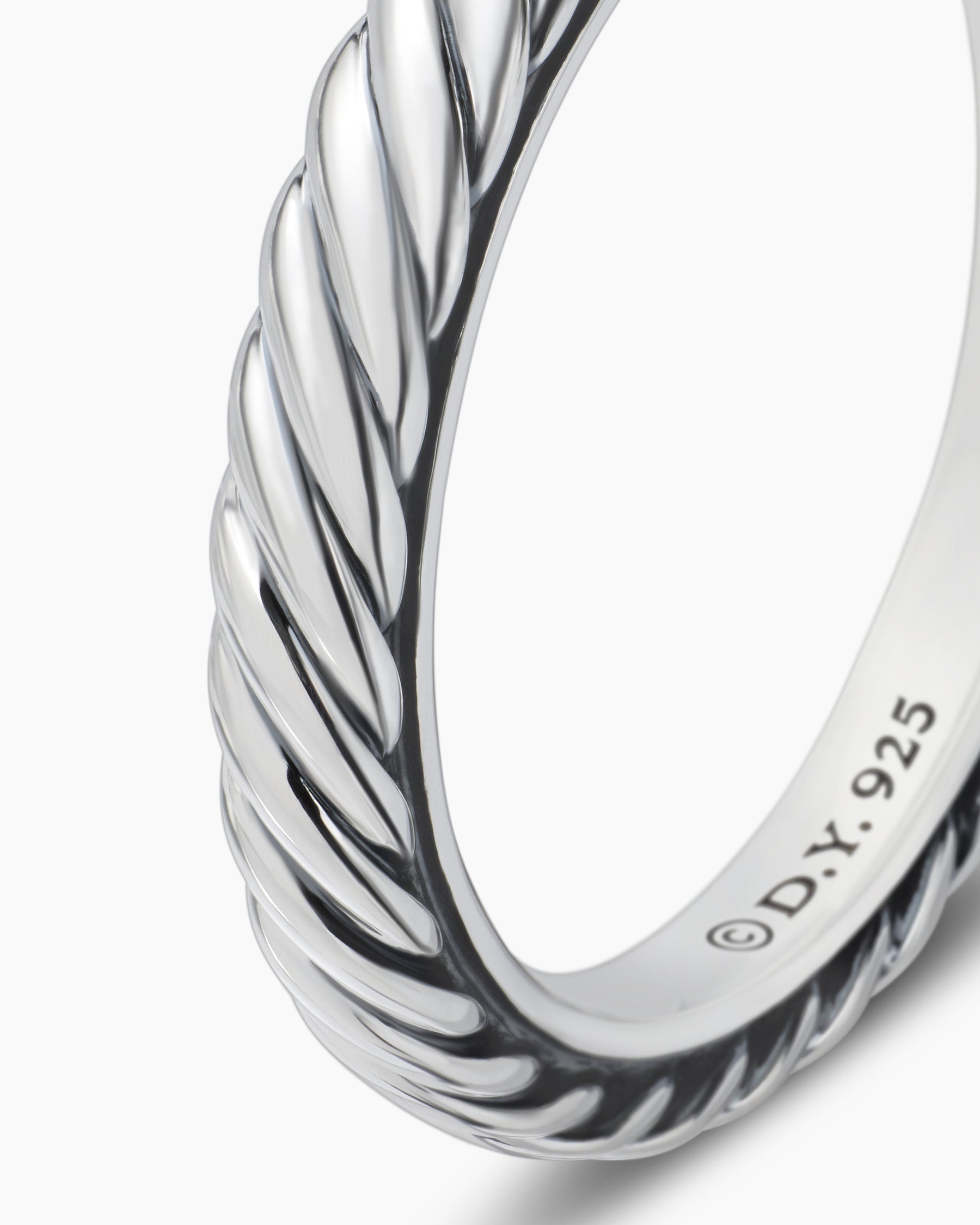 Cable Collectibles Stack Ring in Sterling Silver, 3mm - Image 6