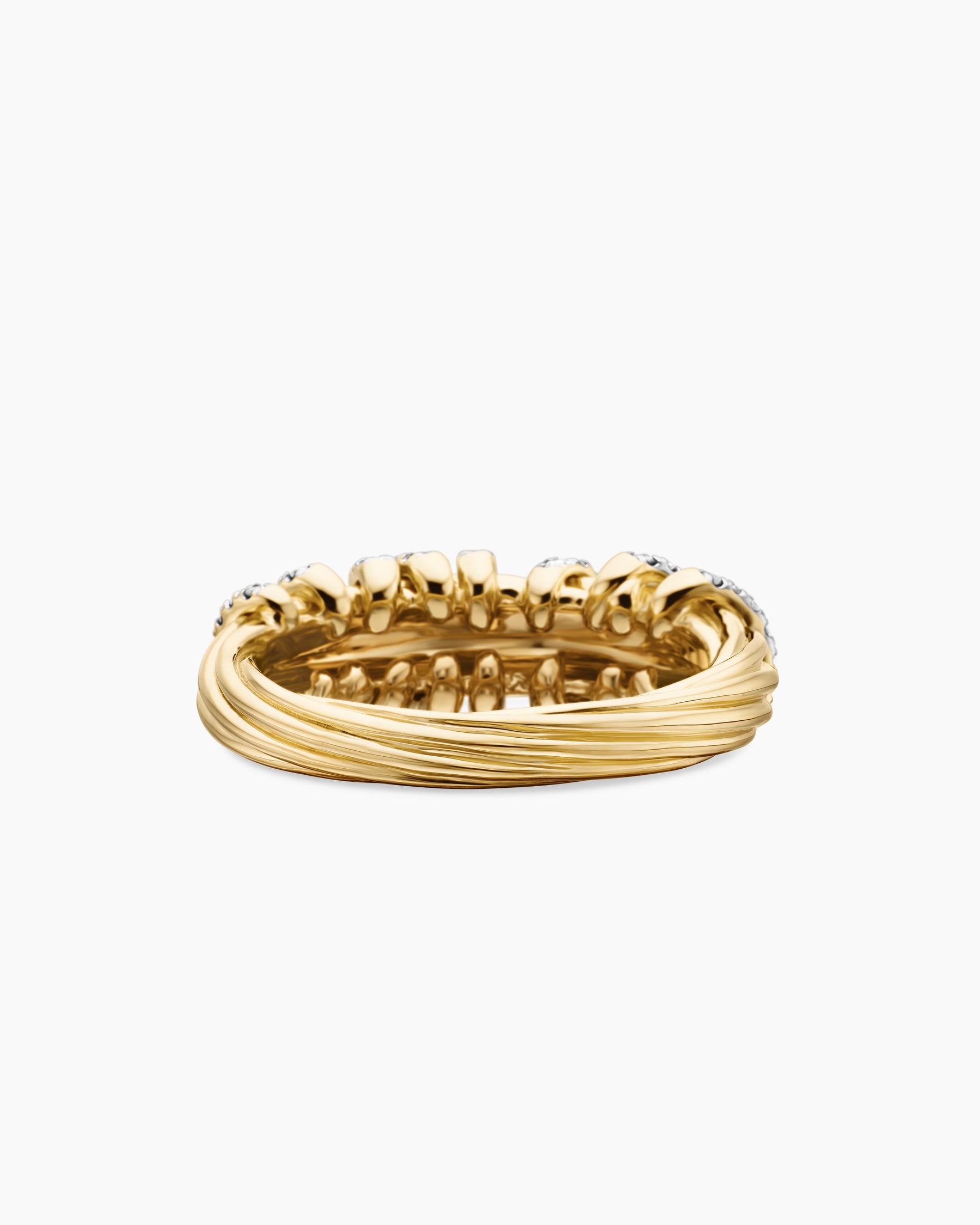 Helena Ring in 18K Yellow Gold with Diamonds, 7.7mm - Image 6