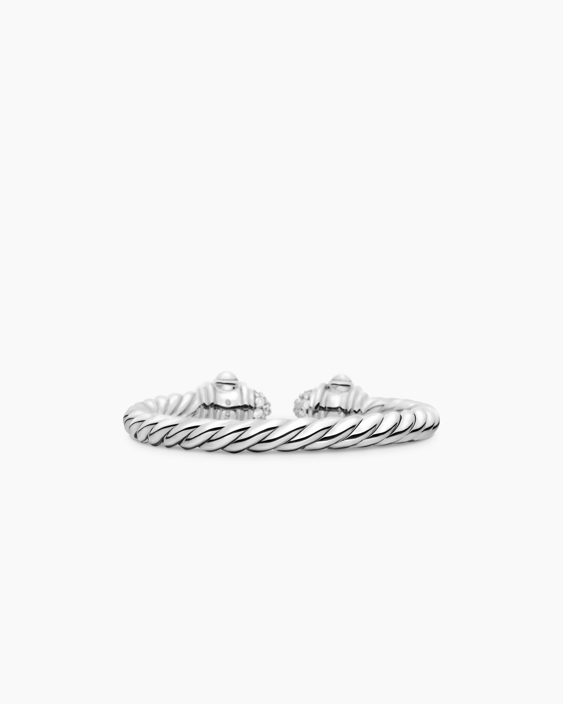 Renaissance Ring in 18K White Gold with Diamonds, 2.3mm - Image 6