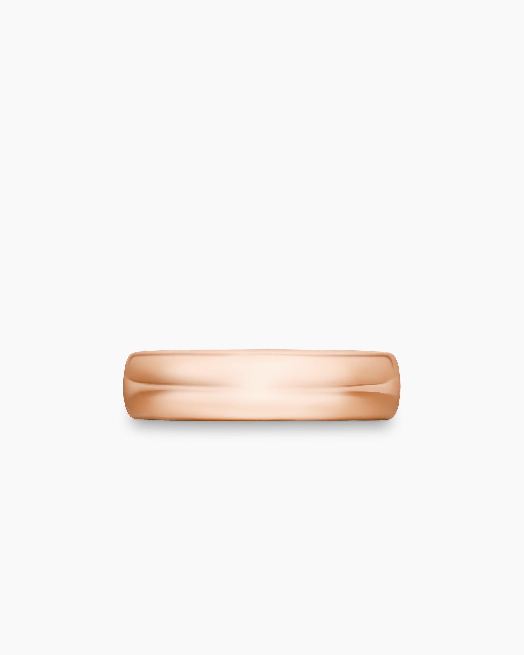 DY Classic Band Ring in 18K Rose Gold, 6mm - Image 4