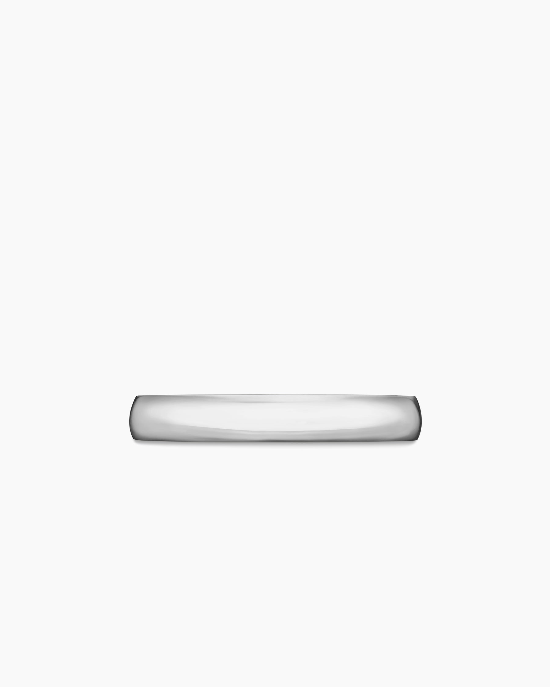 Streamline Band Ring in 18K White Gold, 4mm - Image 4