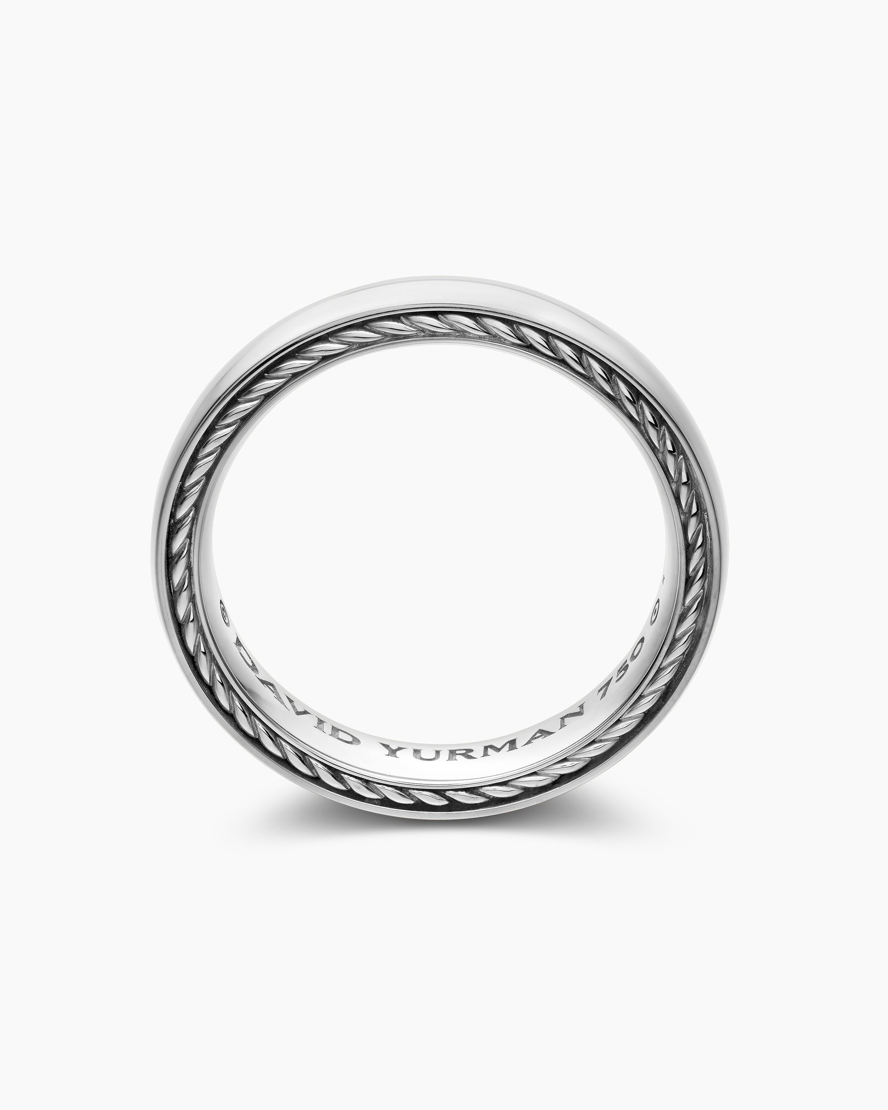 Streamline Band Ring in Platinum, 4mm - Image 5
