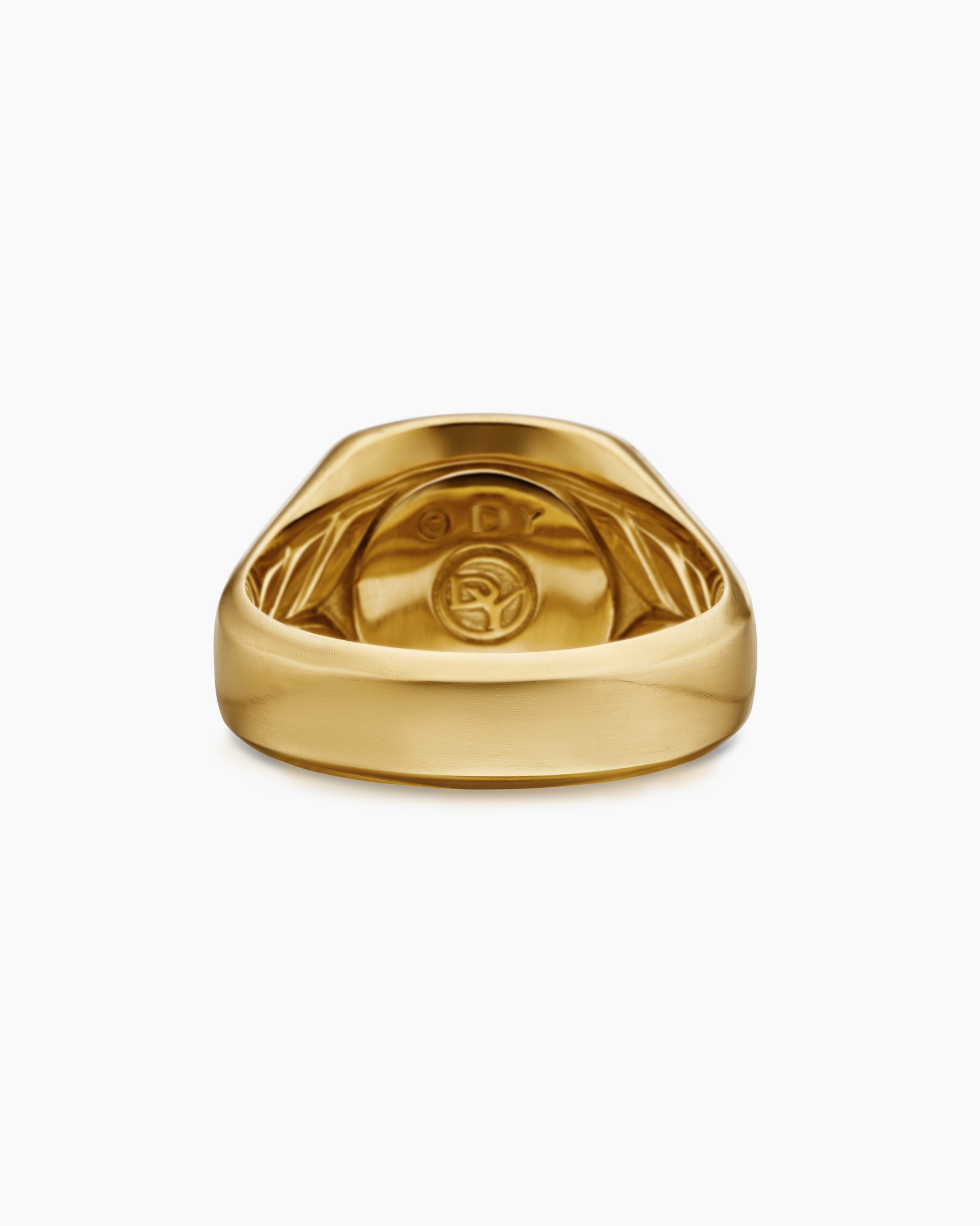 Petrvs Horse Pinky Ring in 18K Yellow Gold with Black Onyx, 14.8mm - Image 6