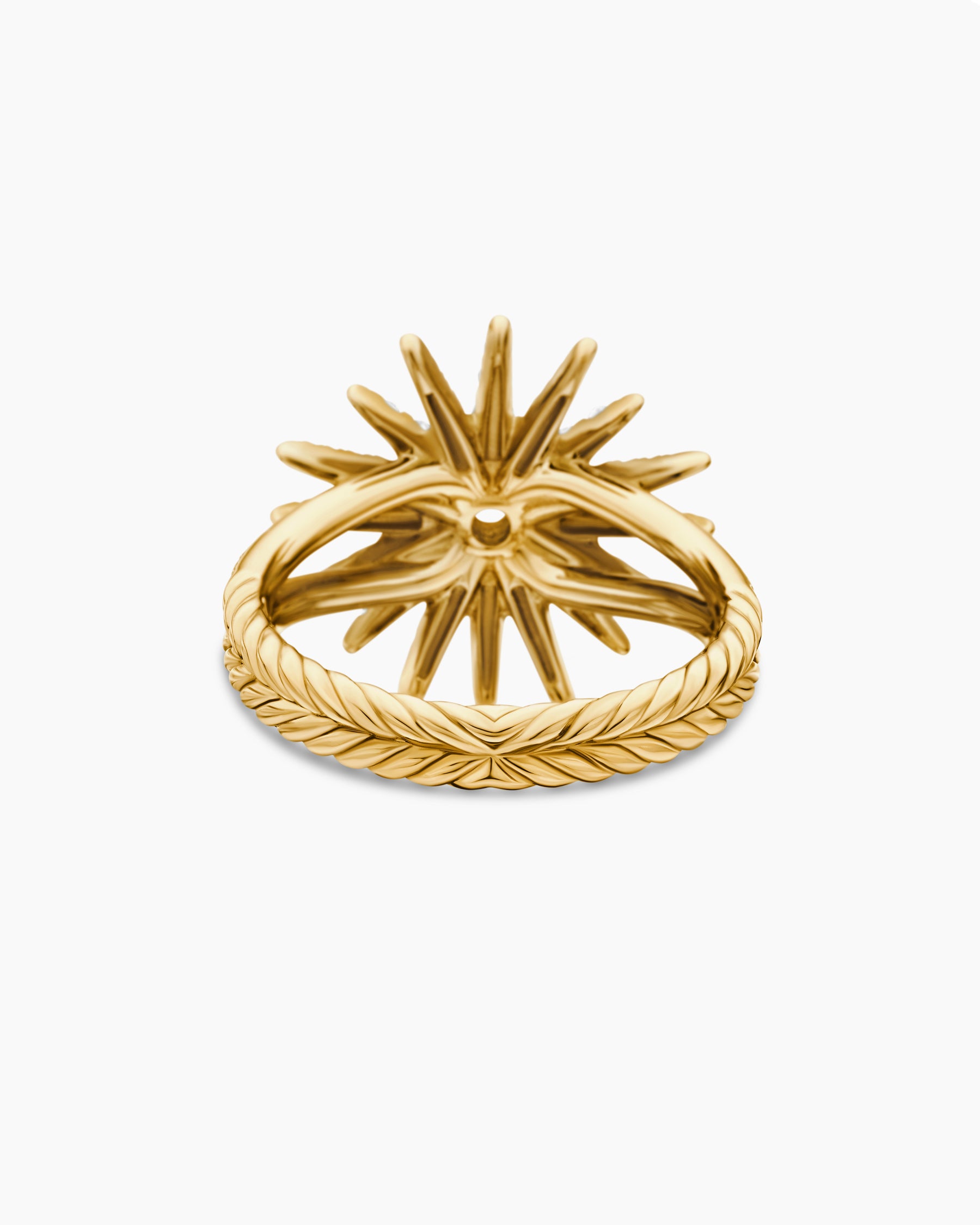 Starburst Ring in 18K Yellow Gold with Diamonds, 20mm - Image 6
