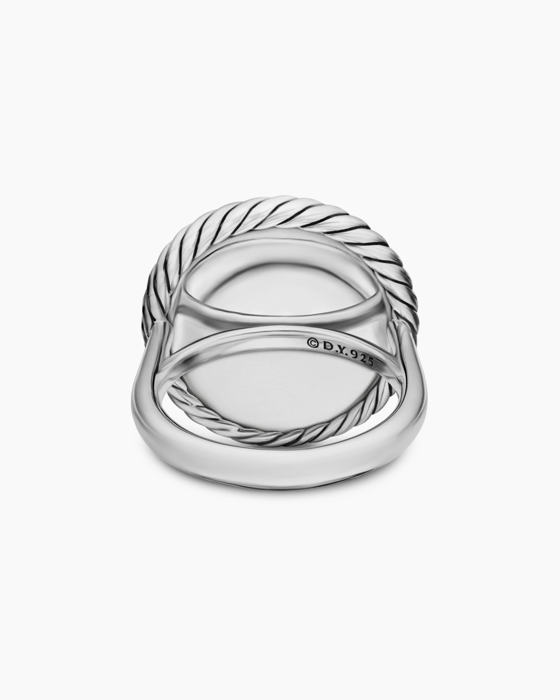 DY Elements Ring in Sterling Silver with Diamonds, 21.2mm - Image 6