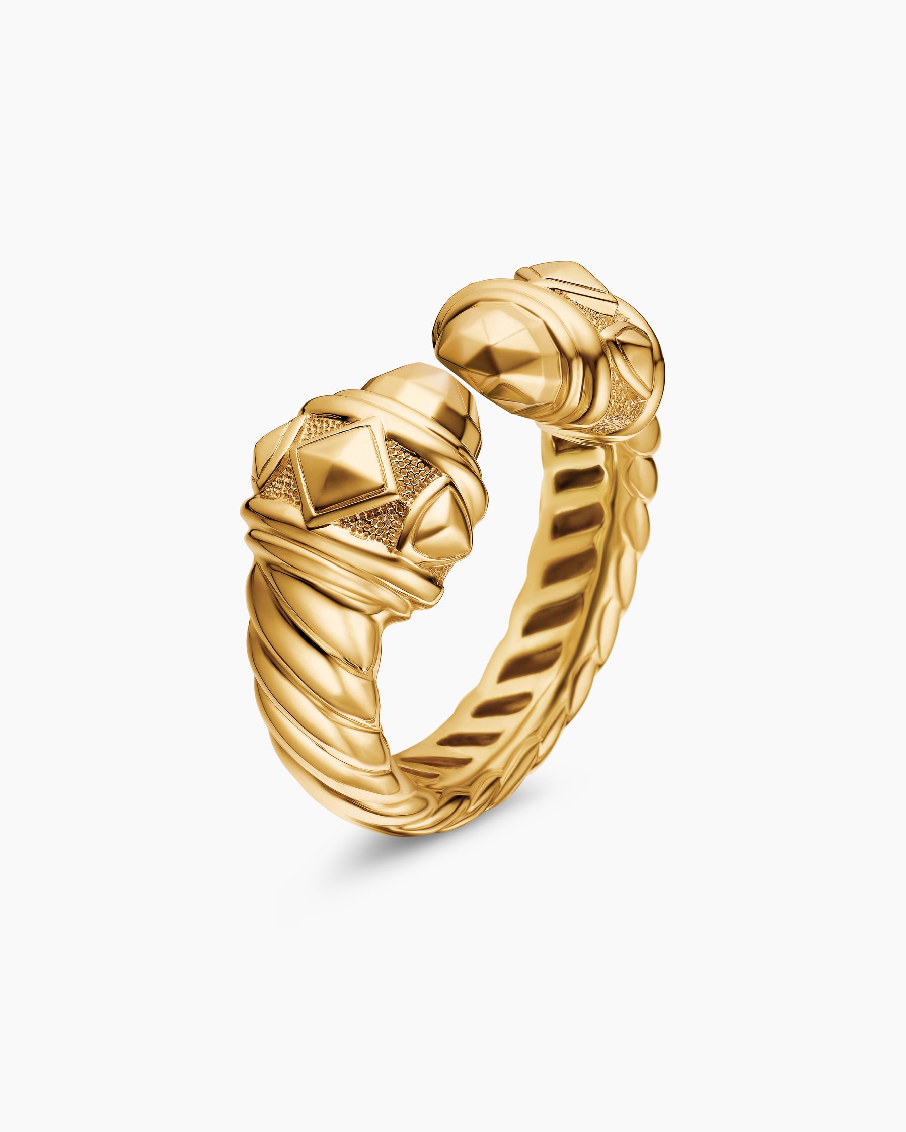 Renaissance Ring in 18K Yellow Gold, 10mm - Image 3