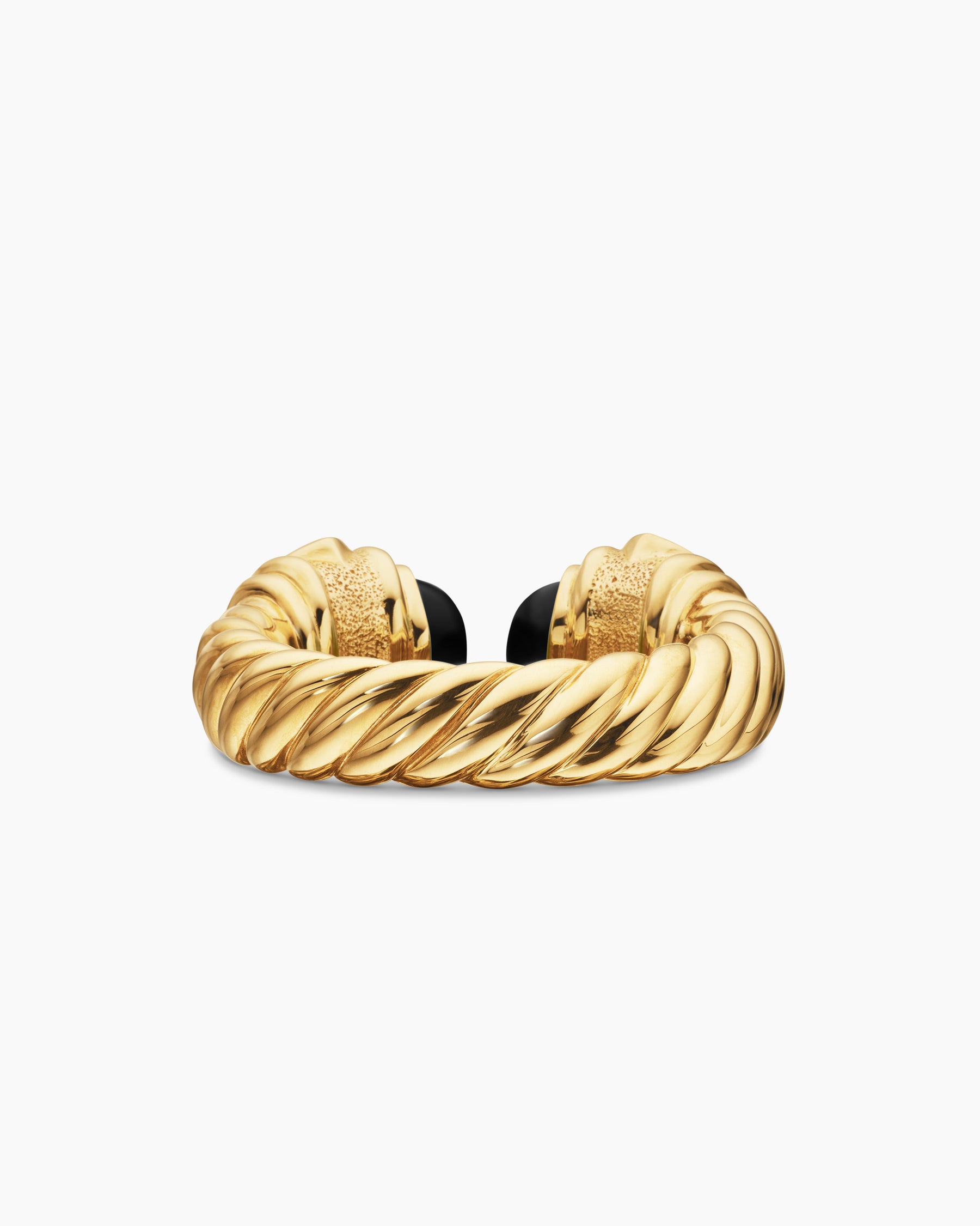 Renaissance Color Ring in 18K Yellow Gold with Black Onyx, 10mm - Image 6