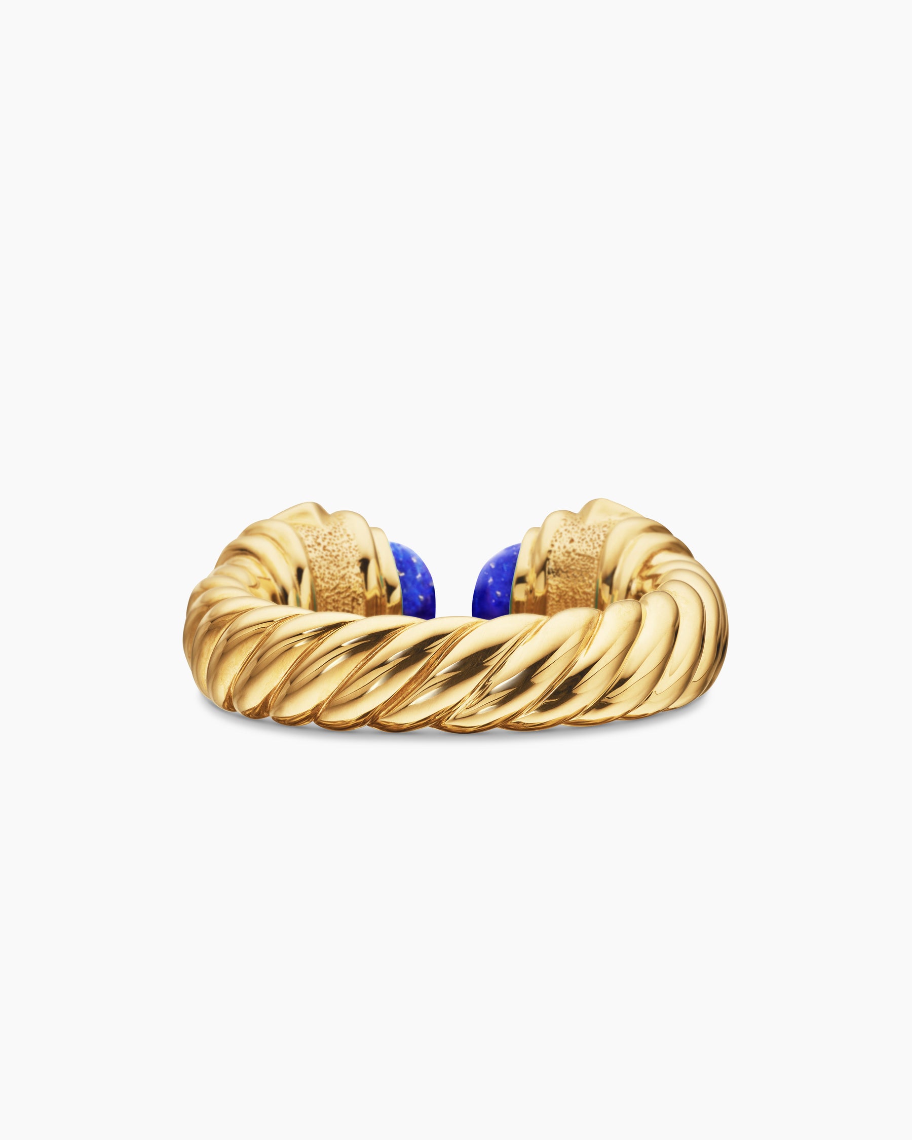Renaissance Color Ring in 18K Yellow Gold with Lapis and Hampton Blue Topaz, 10mm - Image 6
