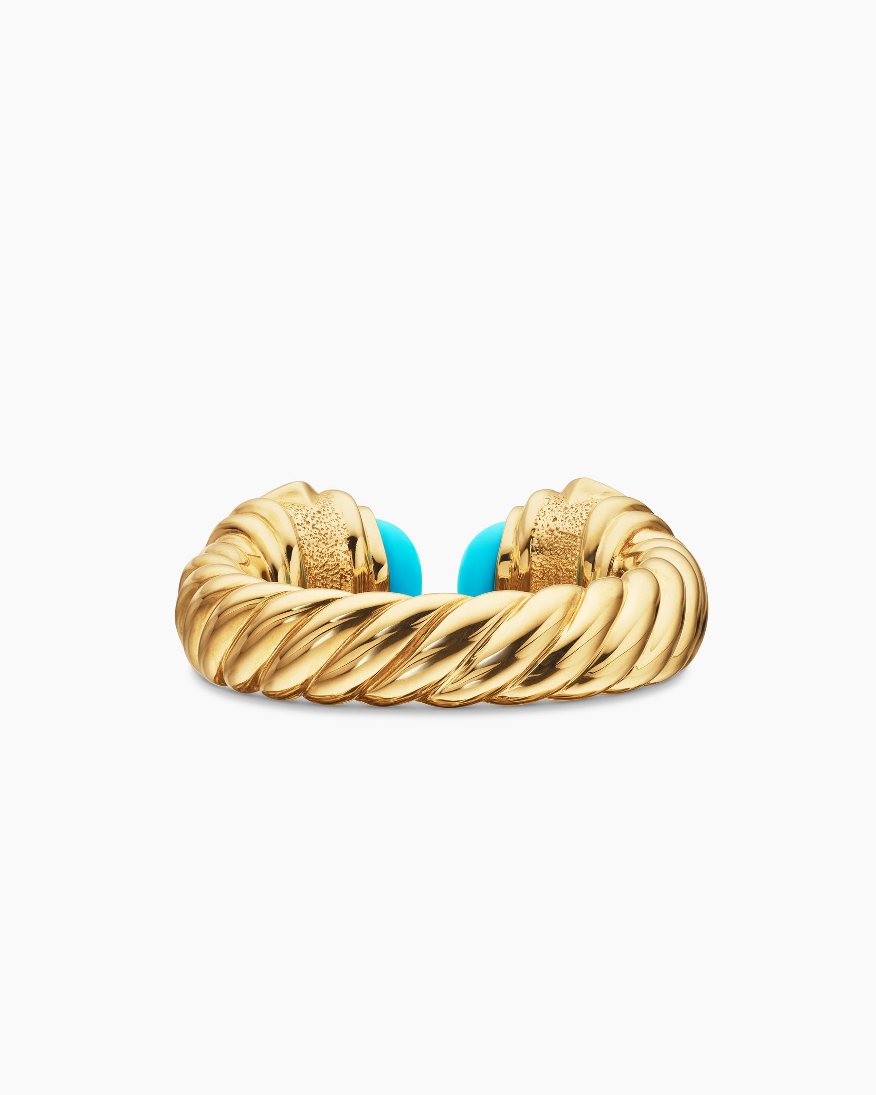 Renaissance Color Ring in 18K Yellow Gold with Turquoise, Hampton Blue Topaz and Iolite, 10mm - Image 6