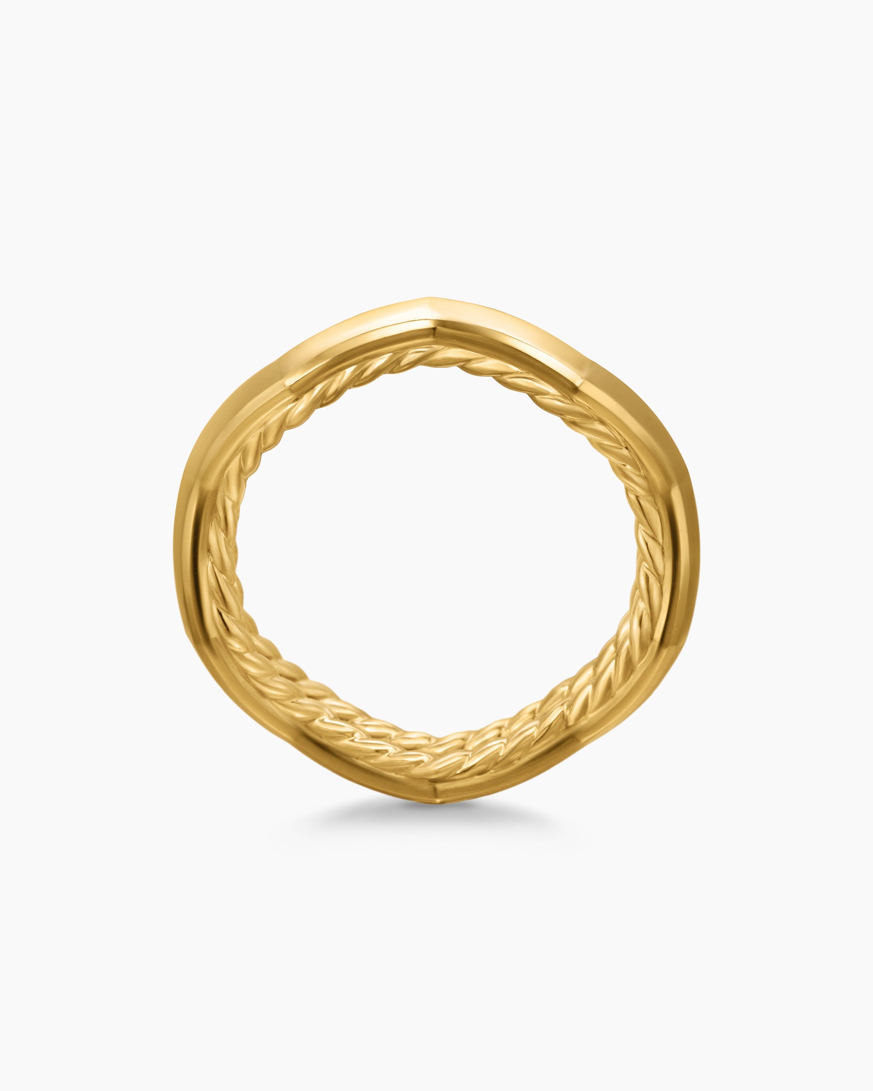 Zig Zag Stax Ring in 18K Yellow Gold, 3mm - Image 4