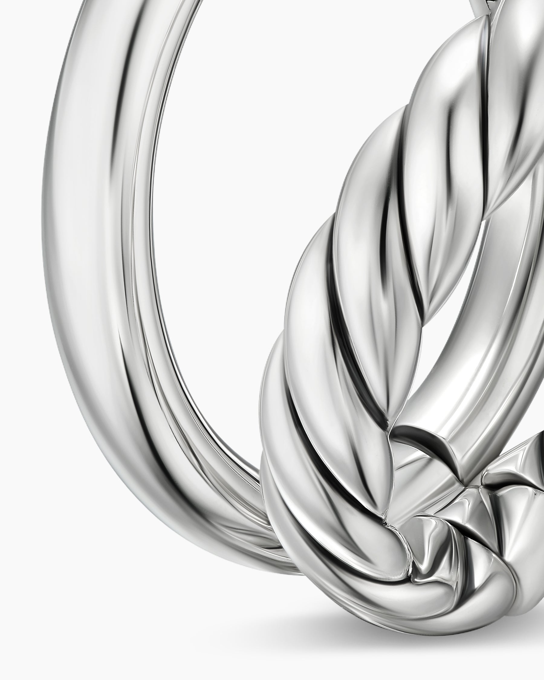 DY Mercer Two Row Ring in Sterling Silver, 8mm - Image 5