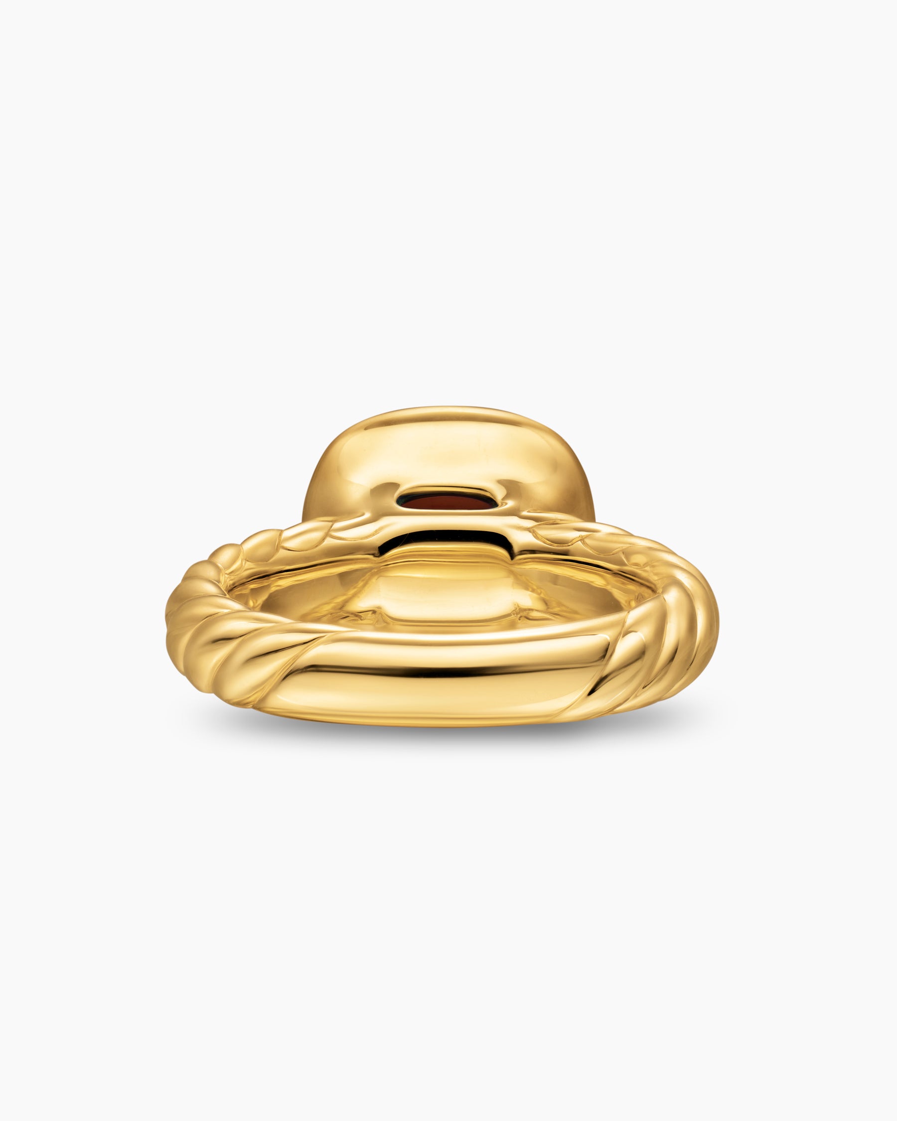 DY Mercer Color Stone Ring in 18K Yellow Gold with Rhodolite Garnet, 10mm - Image 5