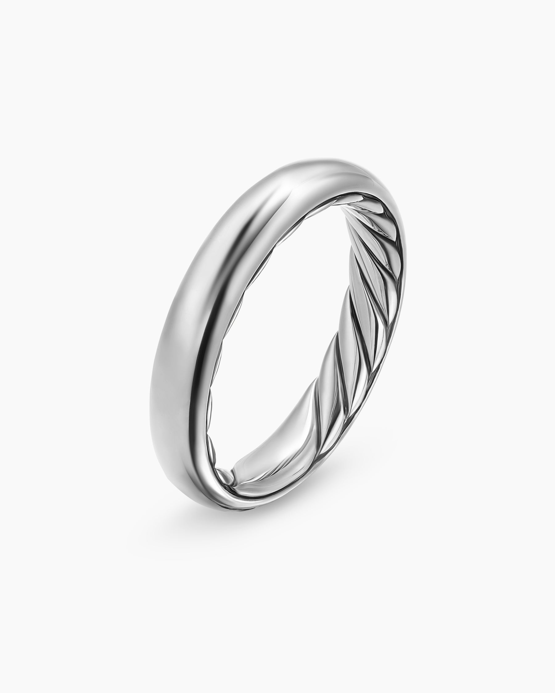 DY Mercer Band Ring in Sterling Silver, 3.7mm - Image 3