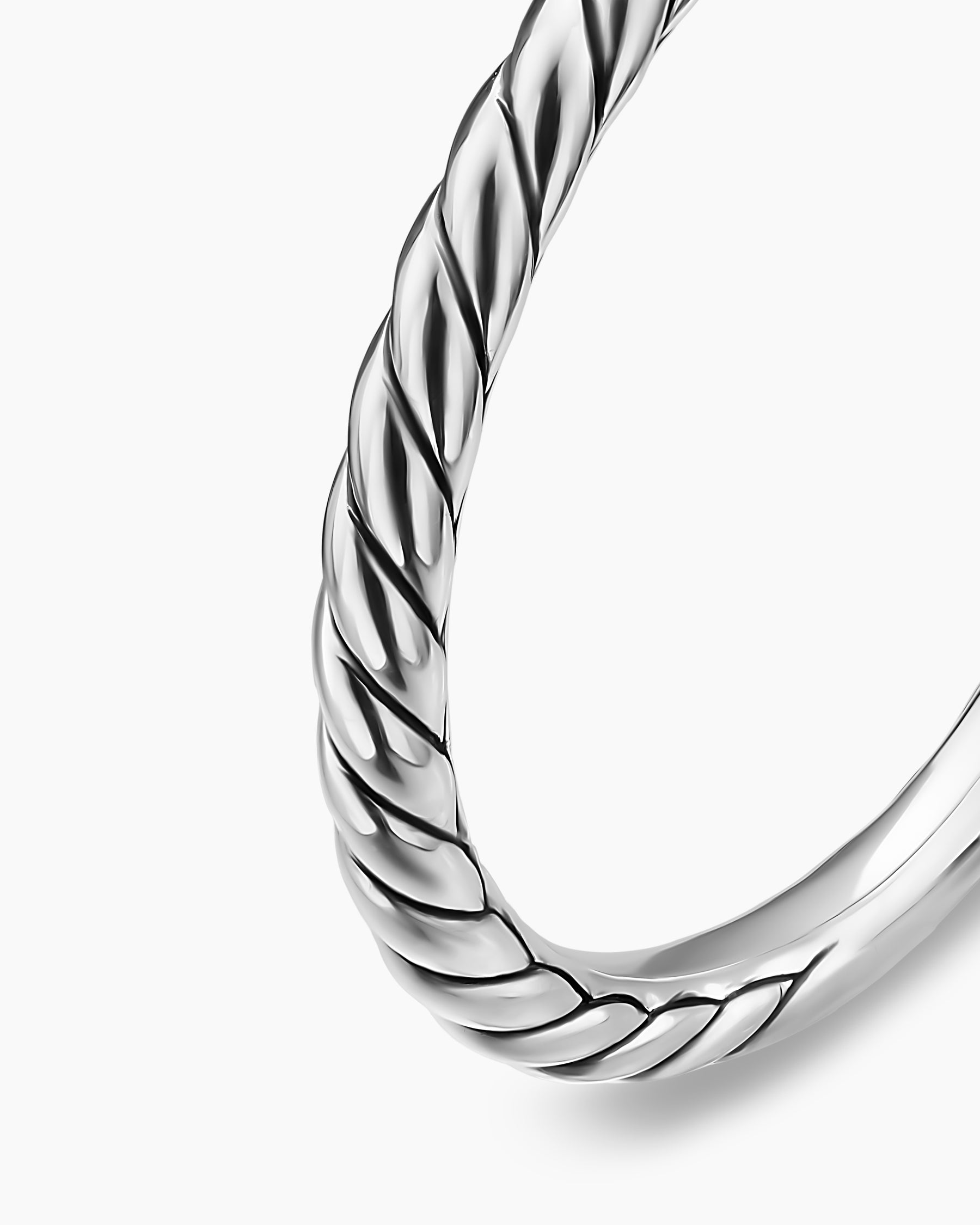 Cable Band Ring in Sterling Silver, 1.7mm - Image 4