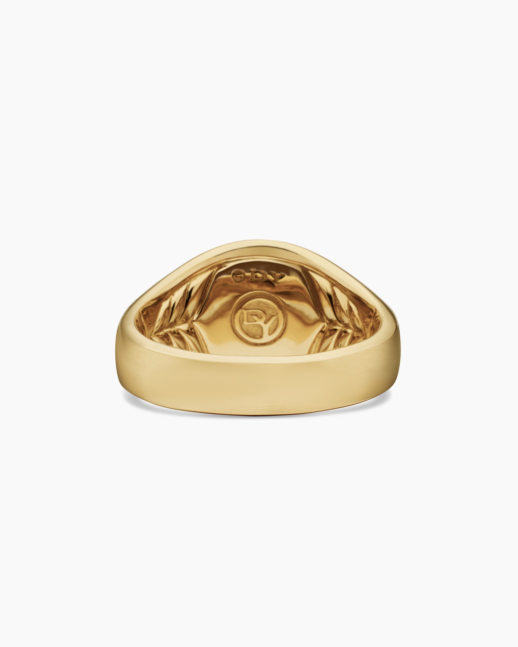 Streamline Pinky Ring in 18K Yellow Gold, 14mm - Image 6