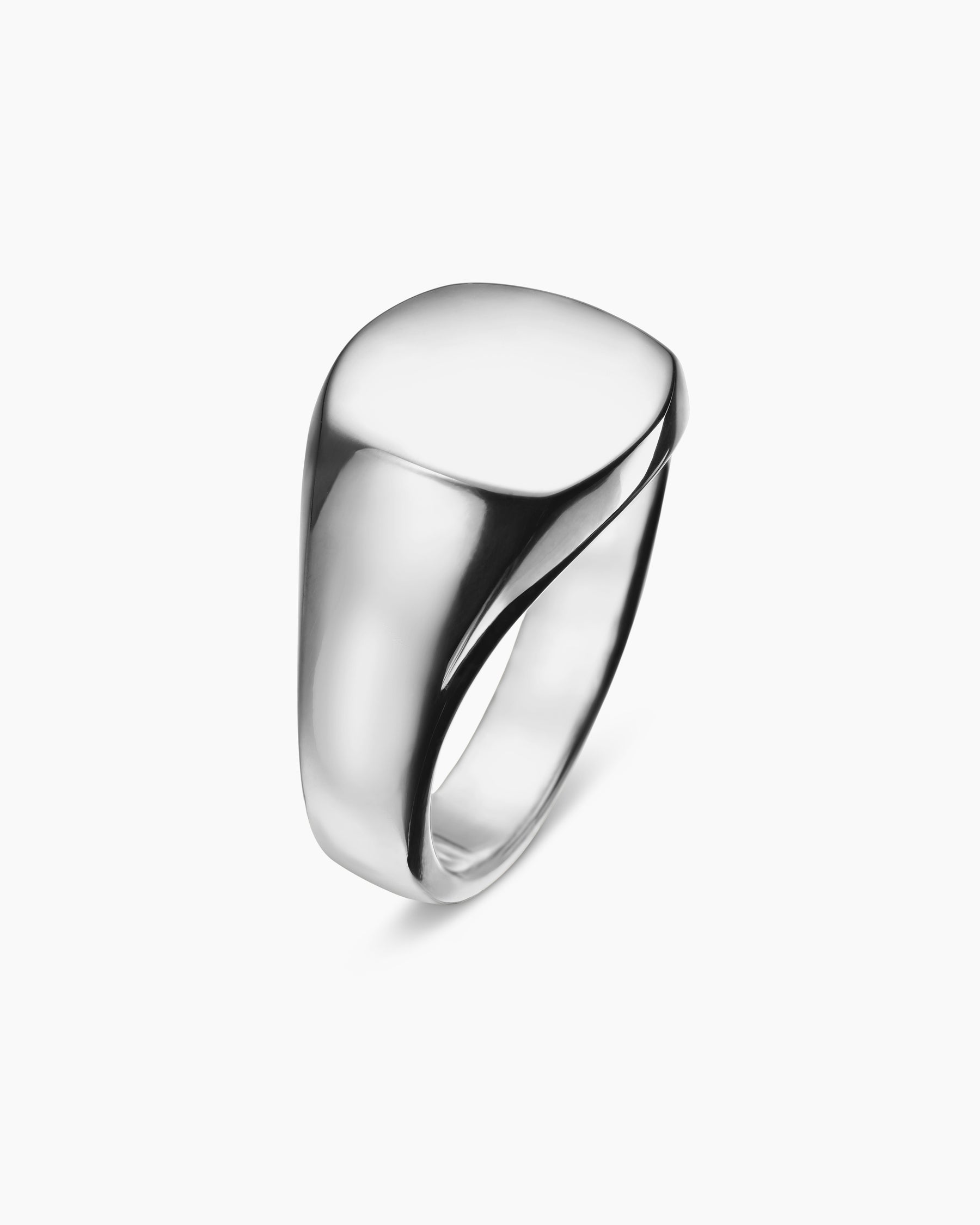 Streamline Pinky Ring in Sterling Silver, 14mm - Image 3