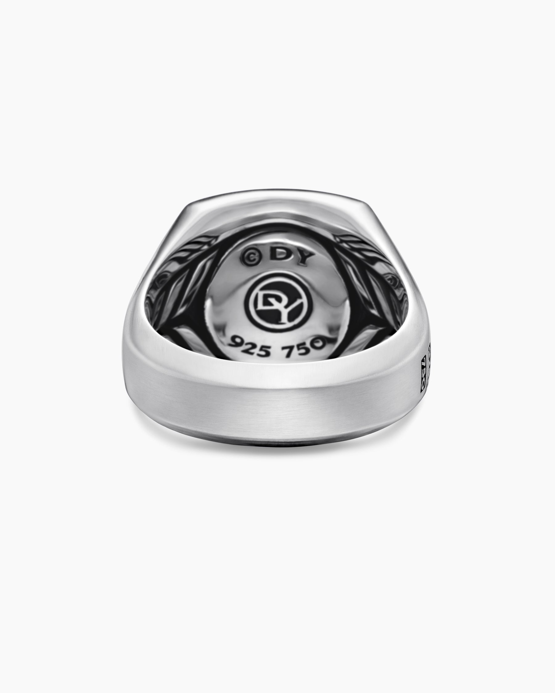 Petrvs Horse Signet Ring in Sterling Silver with 18K Yellow Gold, 18.3mm - Image 6