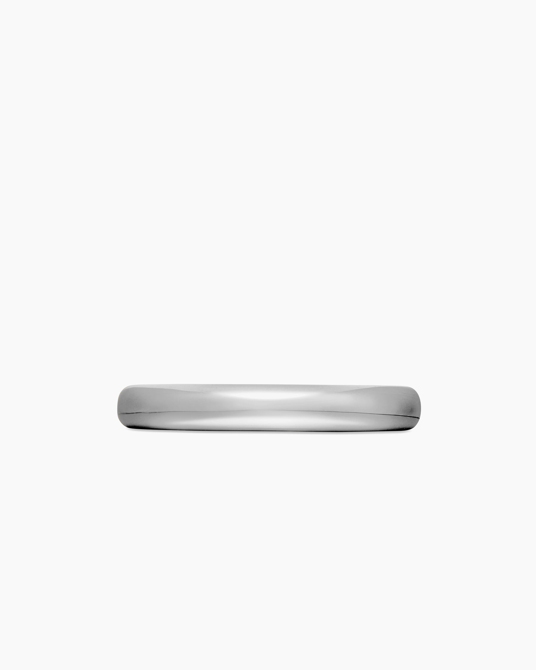 DY Classic Band Ring in 18K White Gold, 3.5mm - Image 4