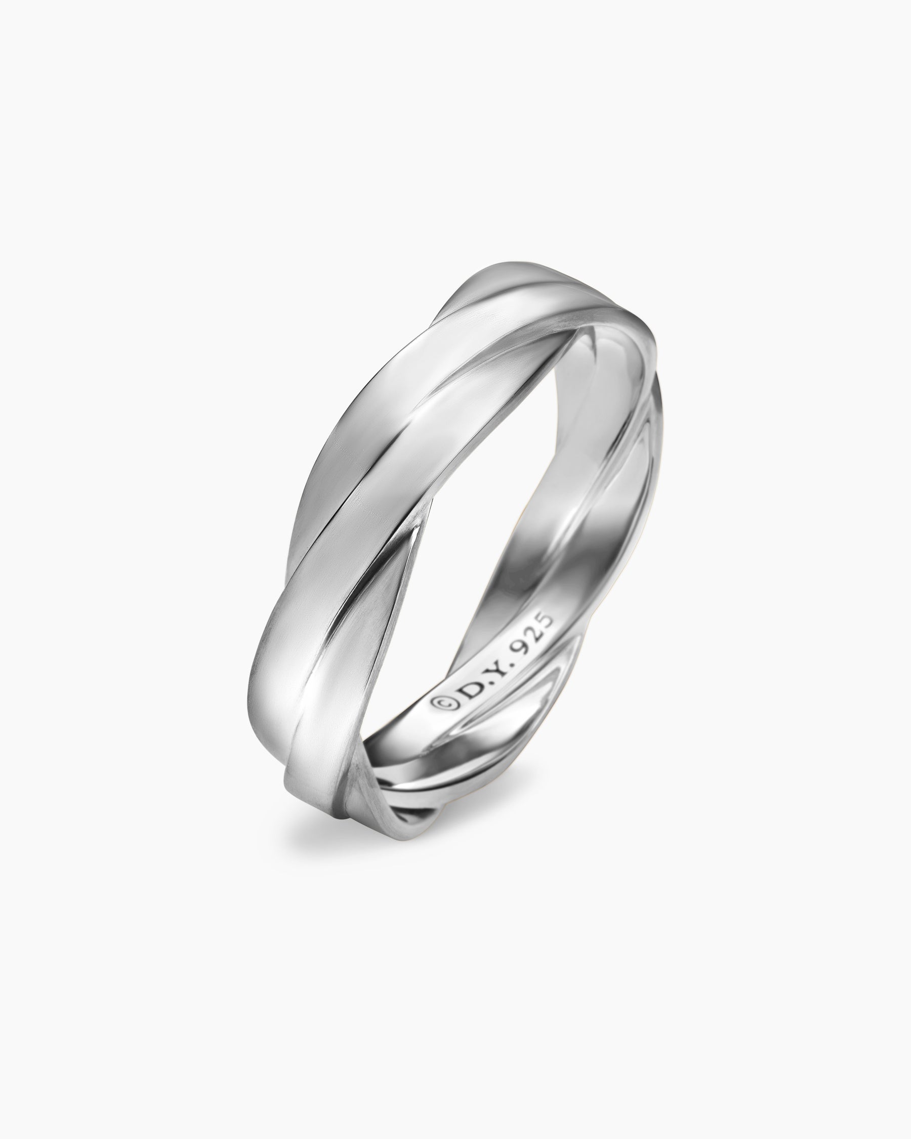 DY Helios Band Ring in Sterling Silver, 6mm - Image 3