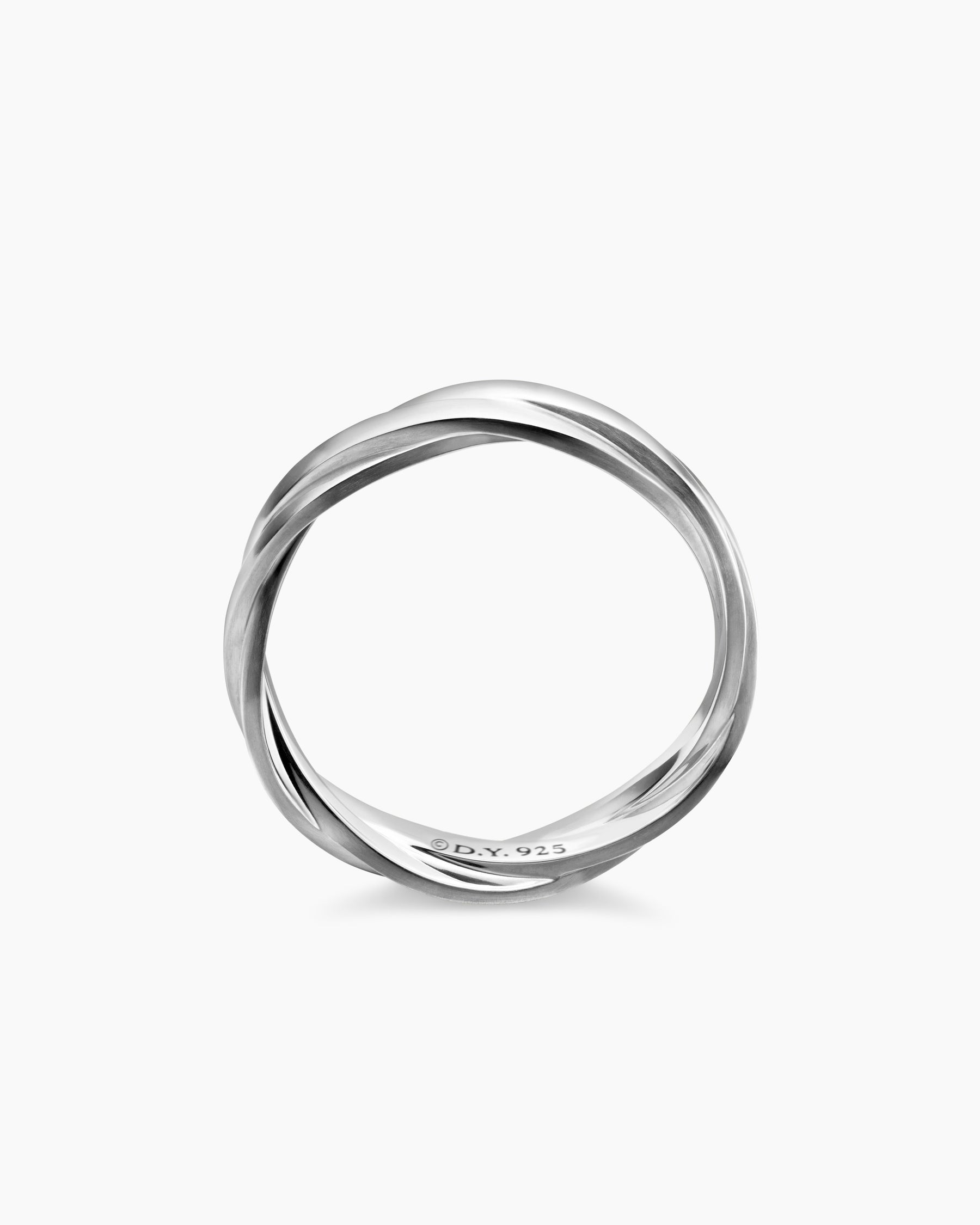 DY Helios Band Ring in Sterling Silver, 6mm - Image 5
