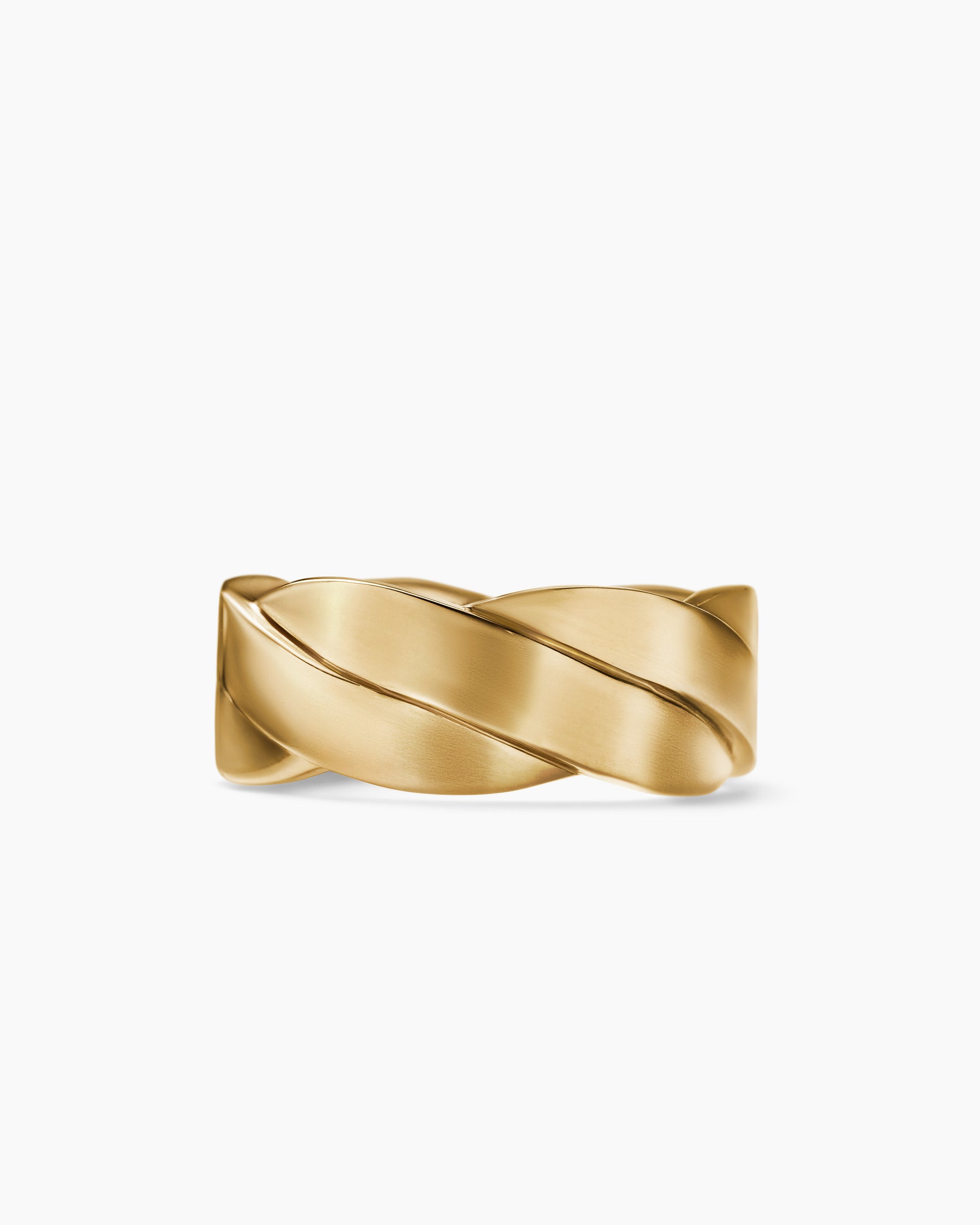 DY Helios Band Ring in 18K Yellow Gold, 9mm - Image 4