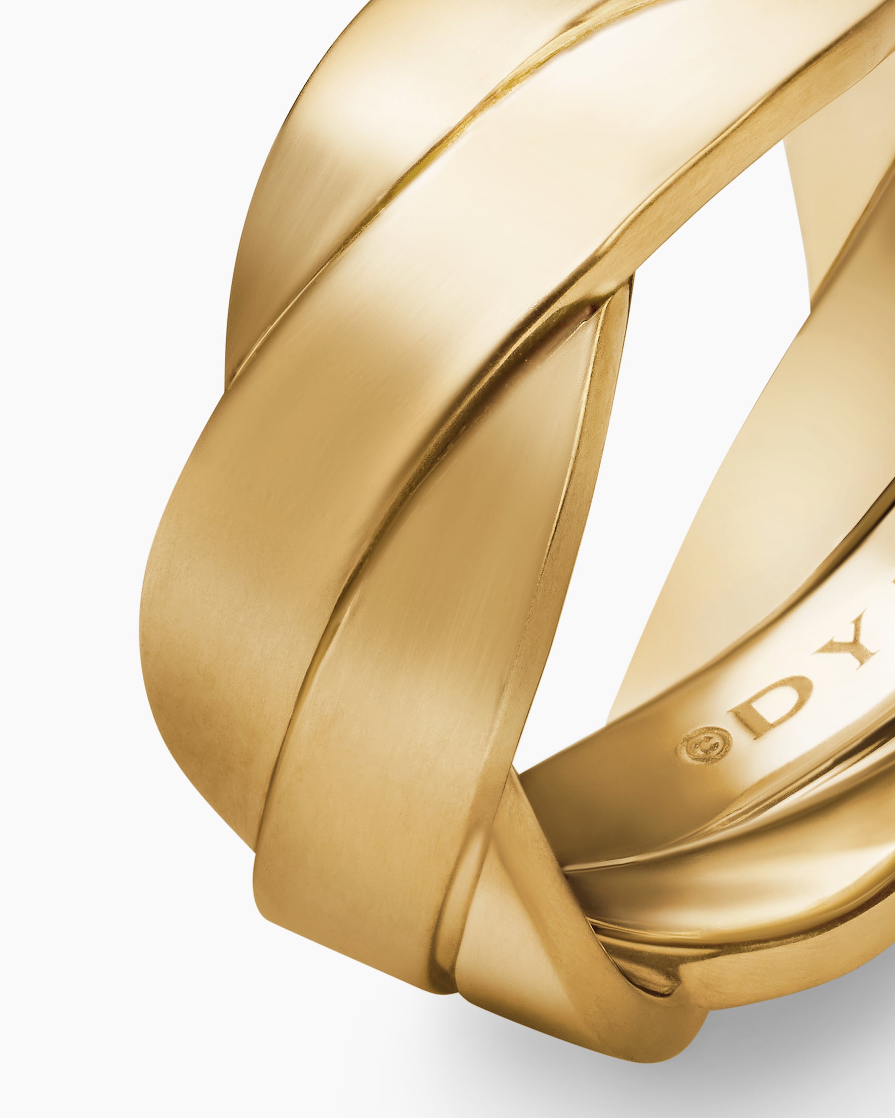 DY Helios Band Ring in 18K Yellow Gold, 9mm - Image 6