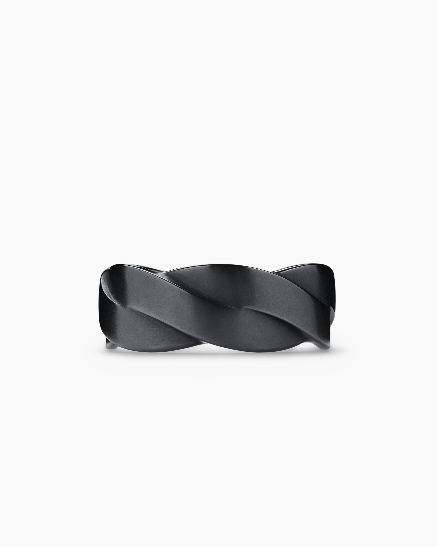 DY Helios Band Ring in Black Titanium, 9mm - Image 4
