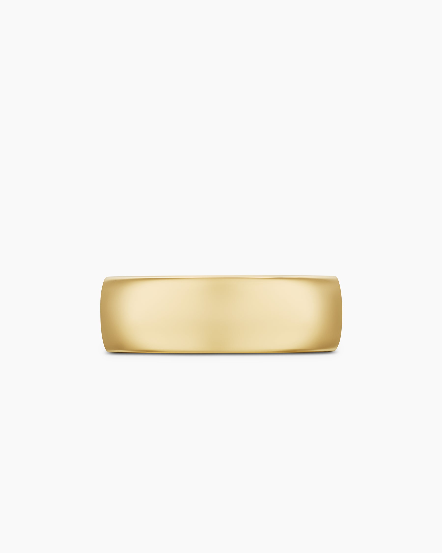 Streamline Band Ring in 18K Yellow Gold, 8mm - Image 4