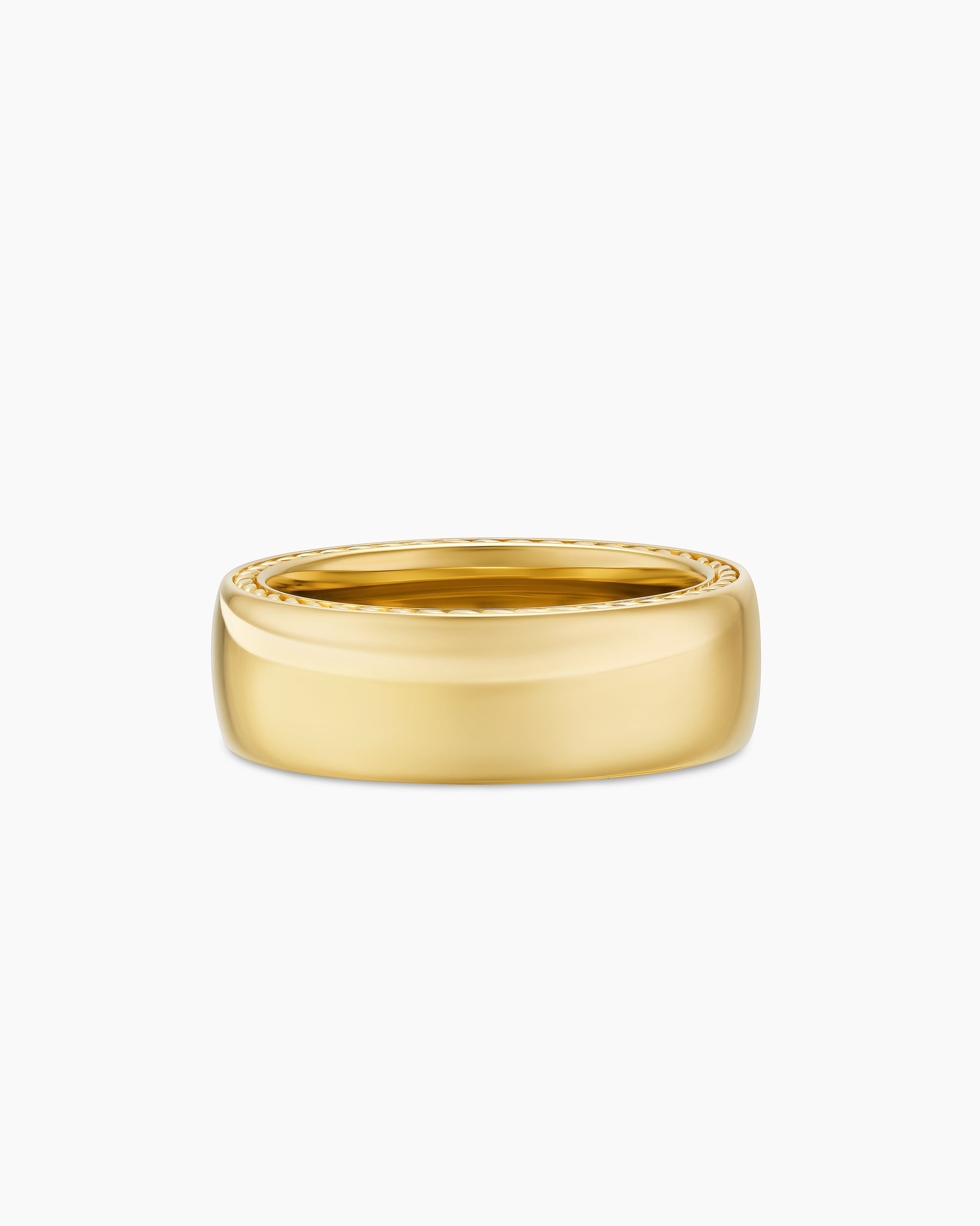 Streamline Band Ring in 18K Yellow Gold, 8mm