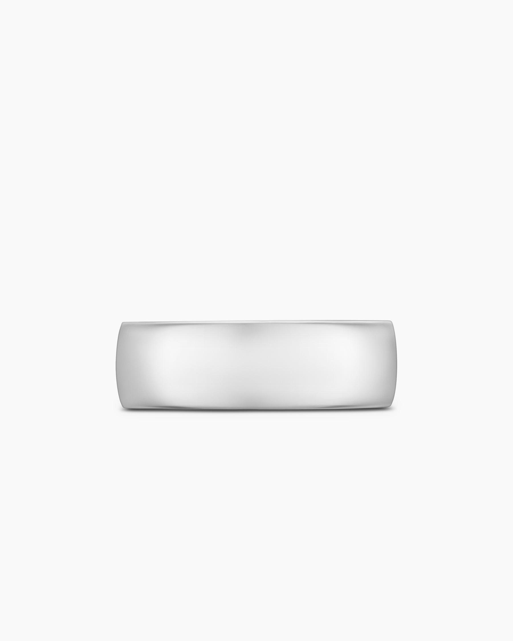 Streamline Band Ring in Platinum, 8mm - Image 4