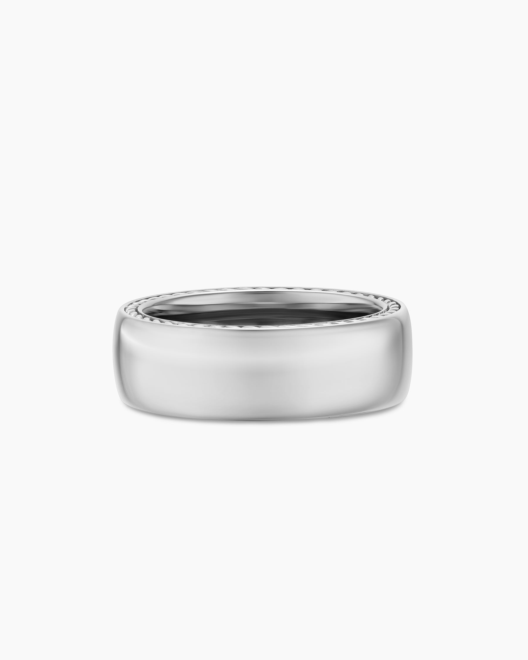 Streamline Band Ring in Platinum, 8mm