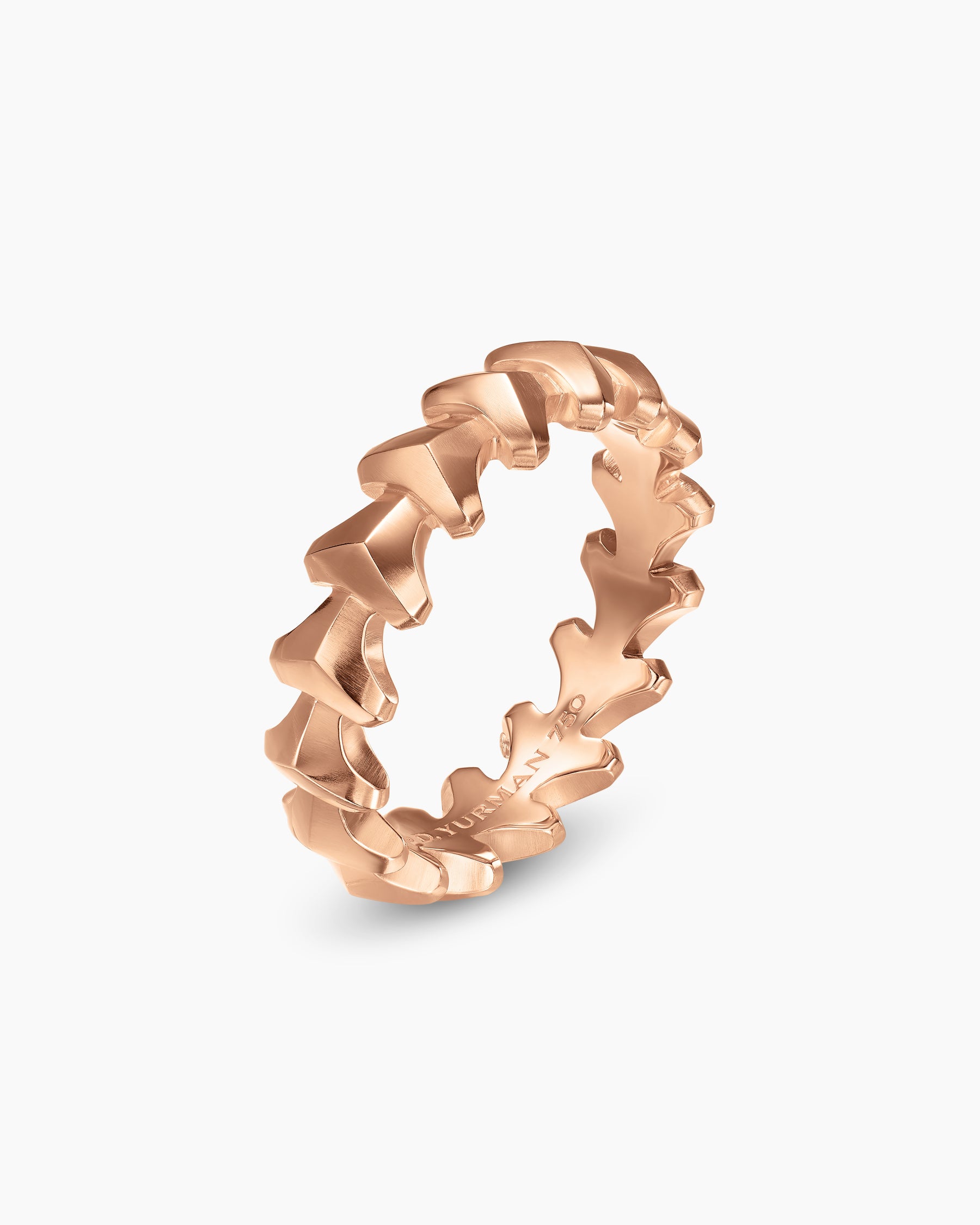 Armory Band Ring in 18K Rose Gold, 6.2mm - Image 3