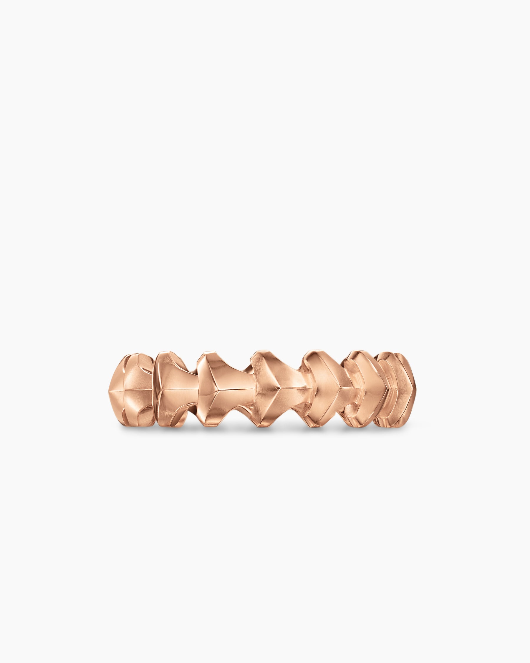 Armory Band Ring in 18K Rose Gold, 6.2mm - Image 4