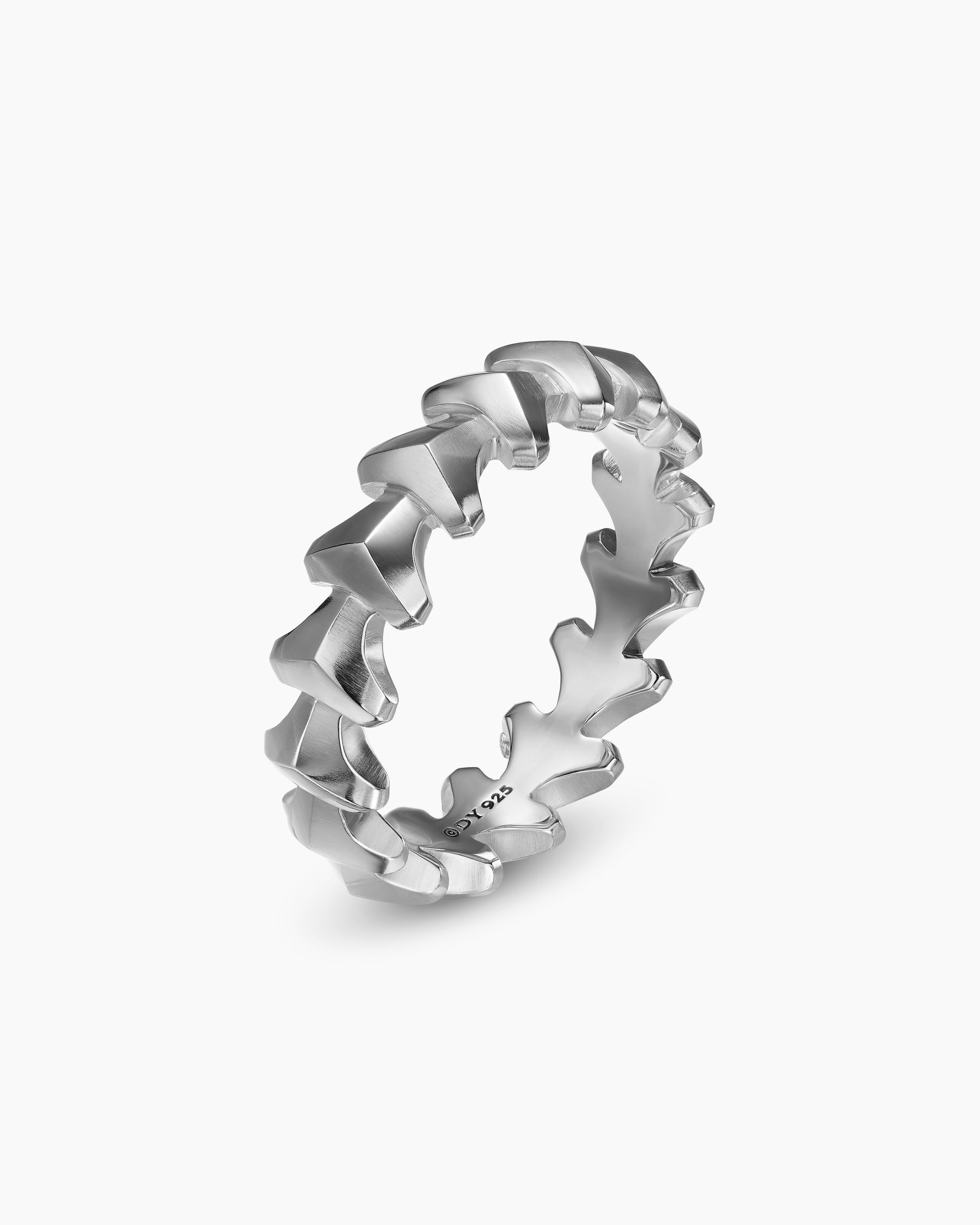 Armory Band Ring in Sterling Silver, 6.2mm - Image 3
