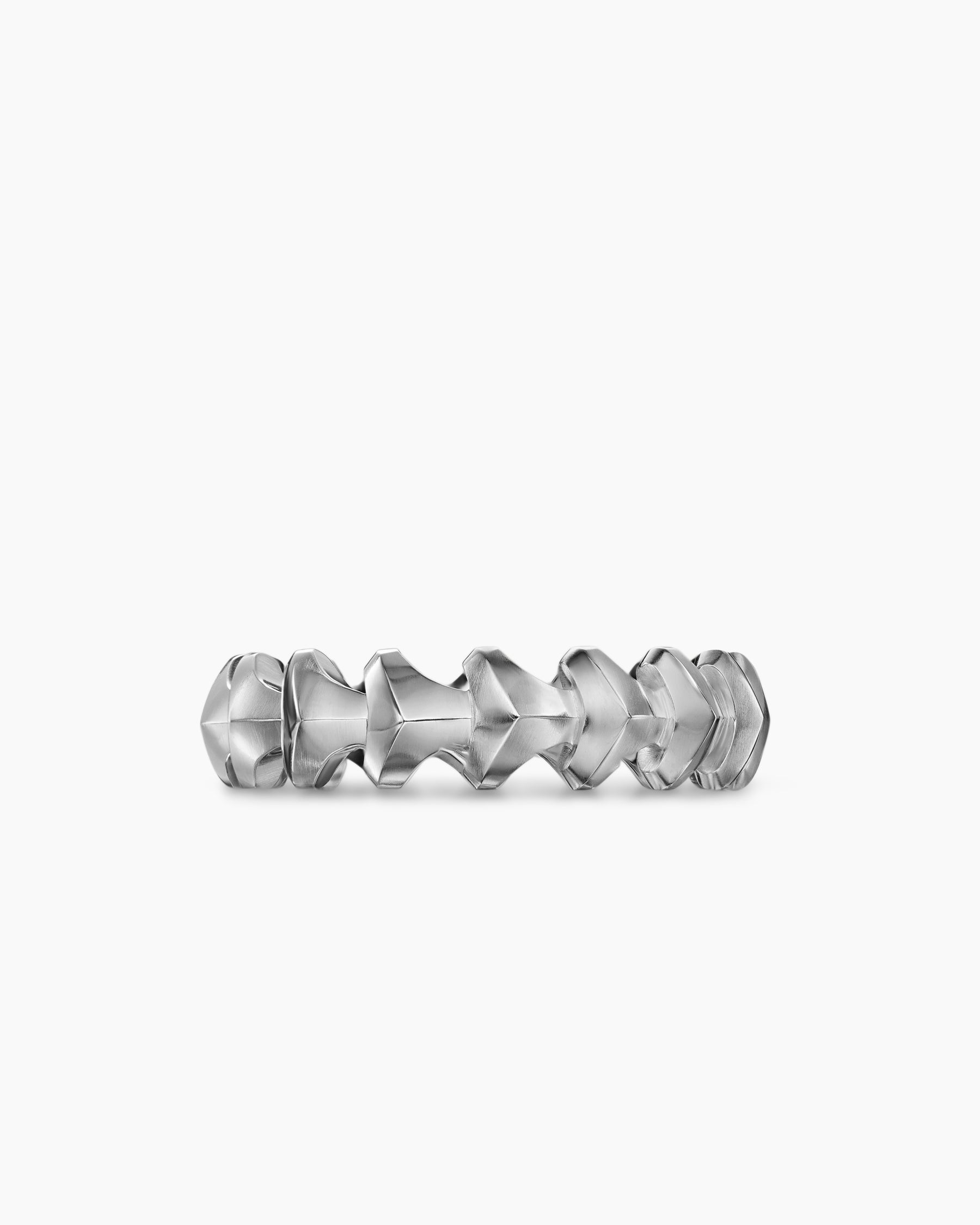 Armory Band Ring in Sterling Silver, 6.2mm - Image 4